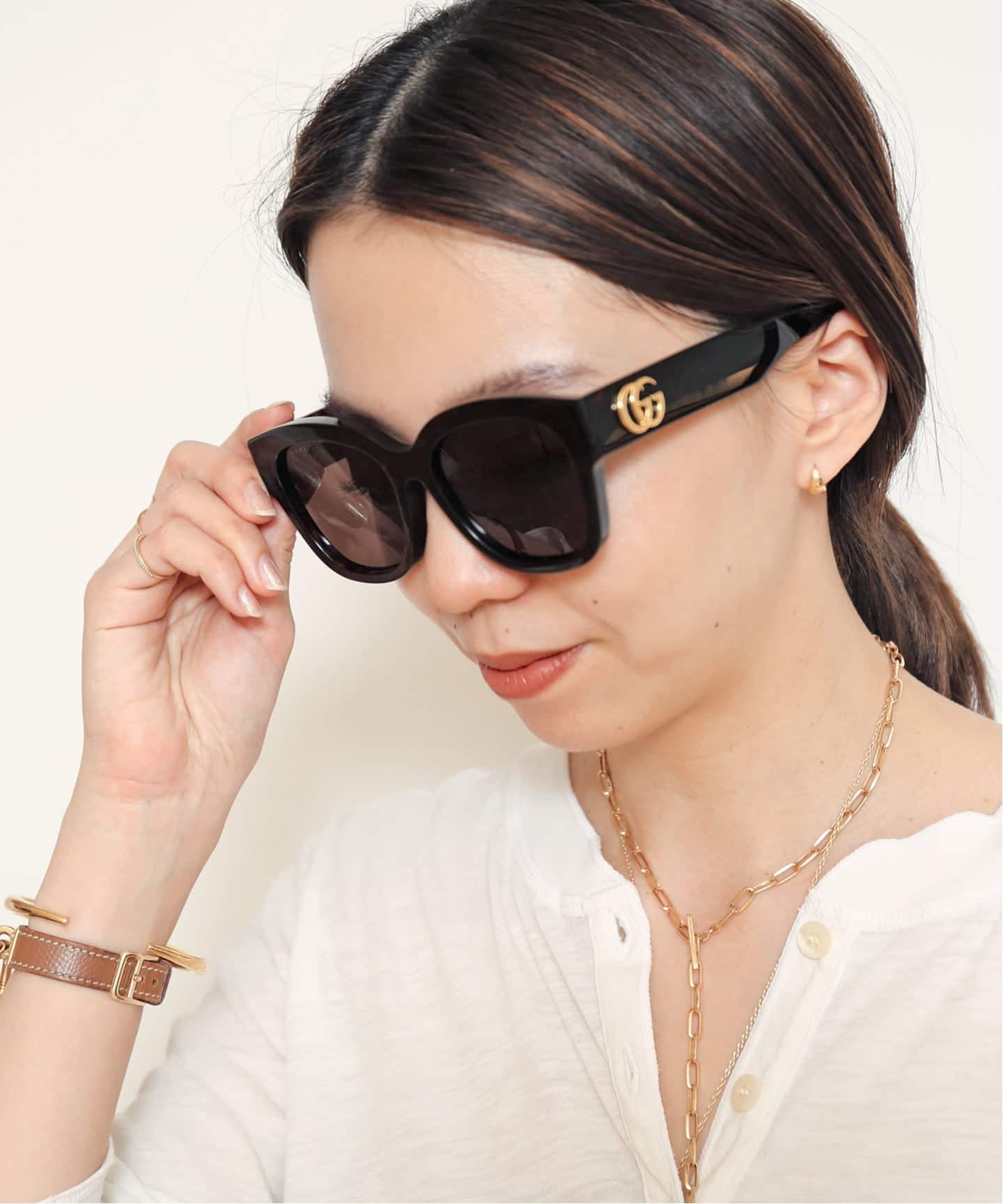 GUCCI/グッチ】SIDE LOGO サングラス（サングラス）｜MUSE de Deuxieme