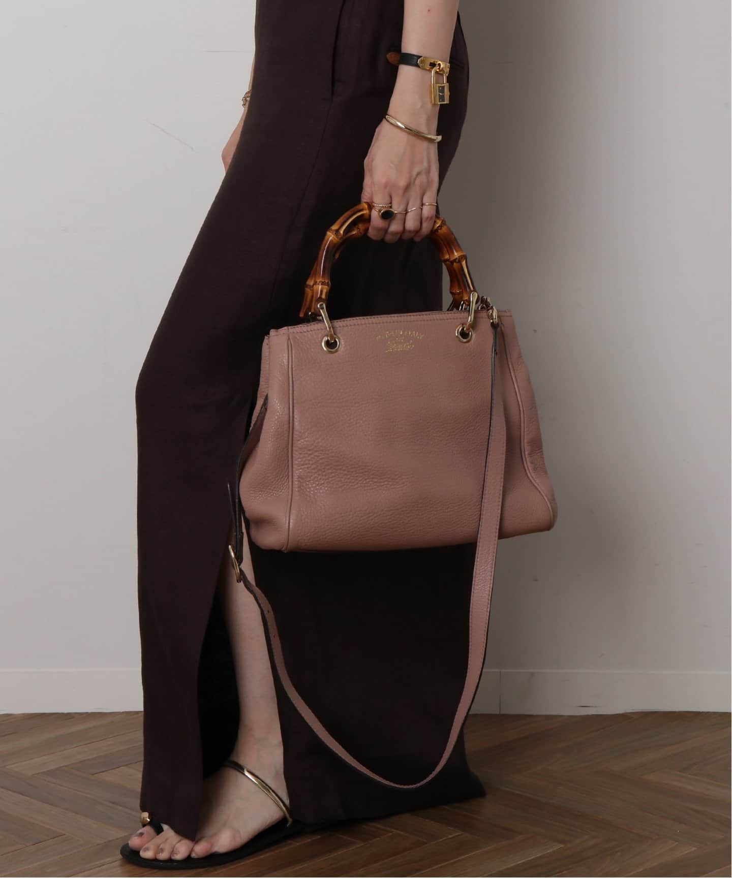 VINTAGE GUCCI/グッチ】Bamboo shopper 2way（トートバッグ