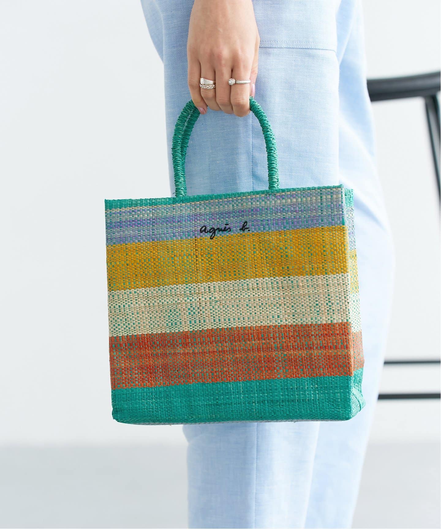 agnes b./アニエス ベー マダガスカル トートバッグ MX02-09（トート