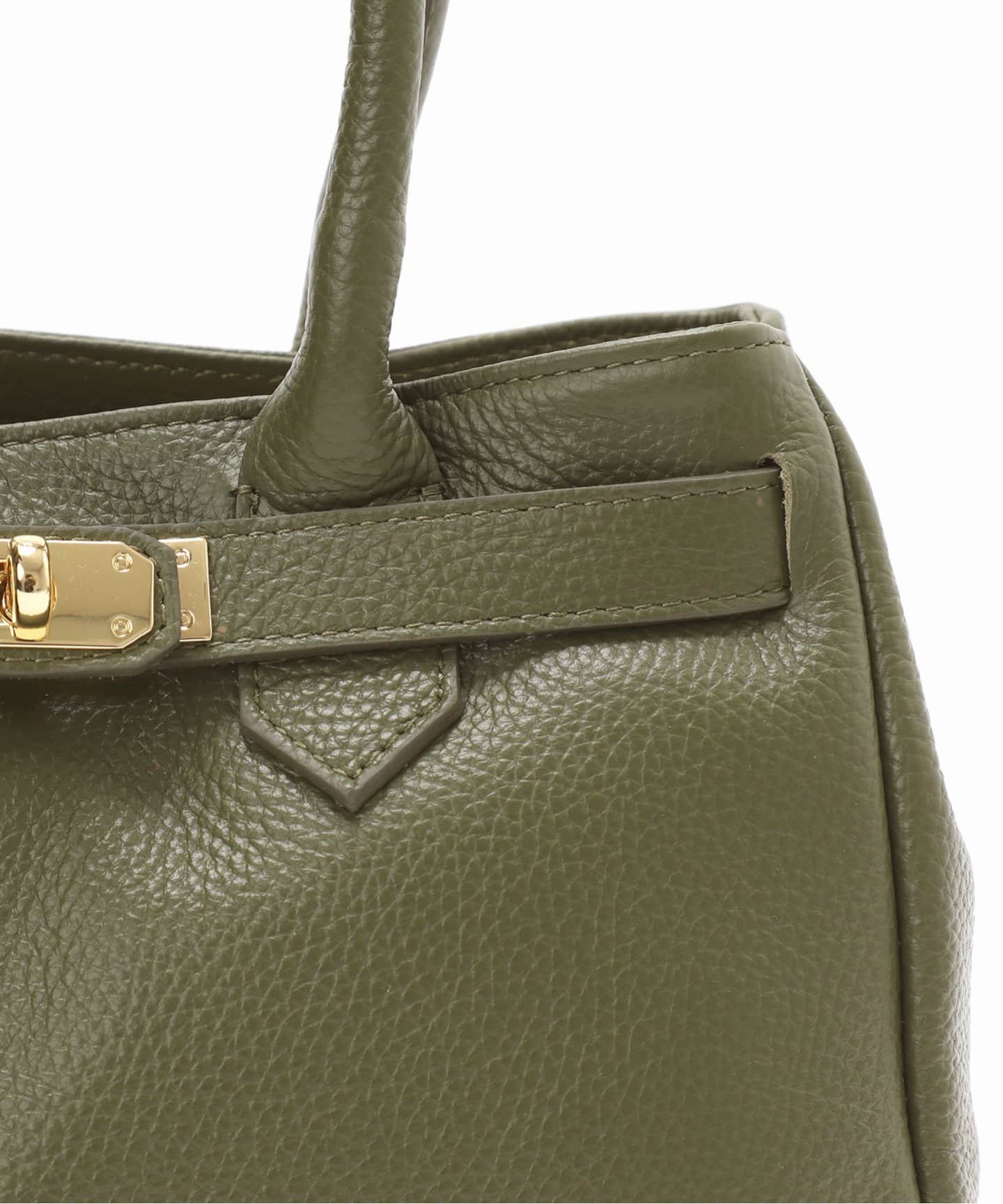 追加》AULENTTI/オウレンティ ベルト付きレザー MIDI BAG バッグ