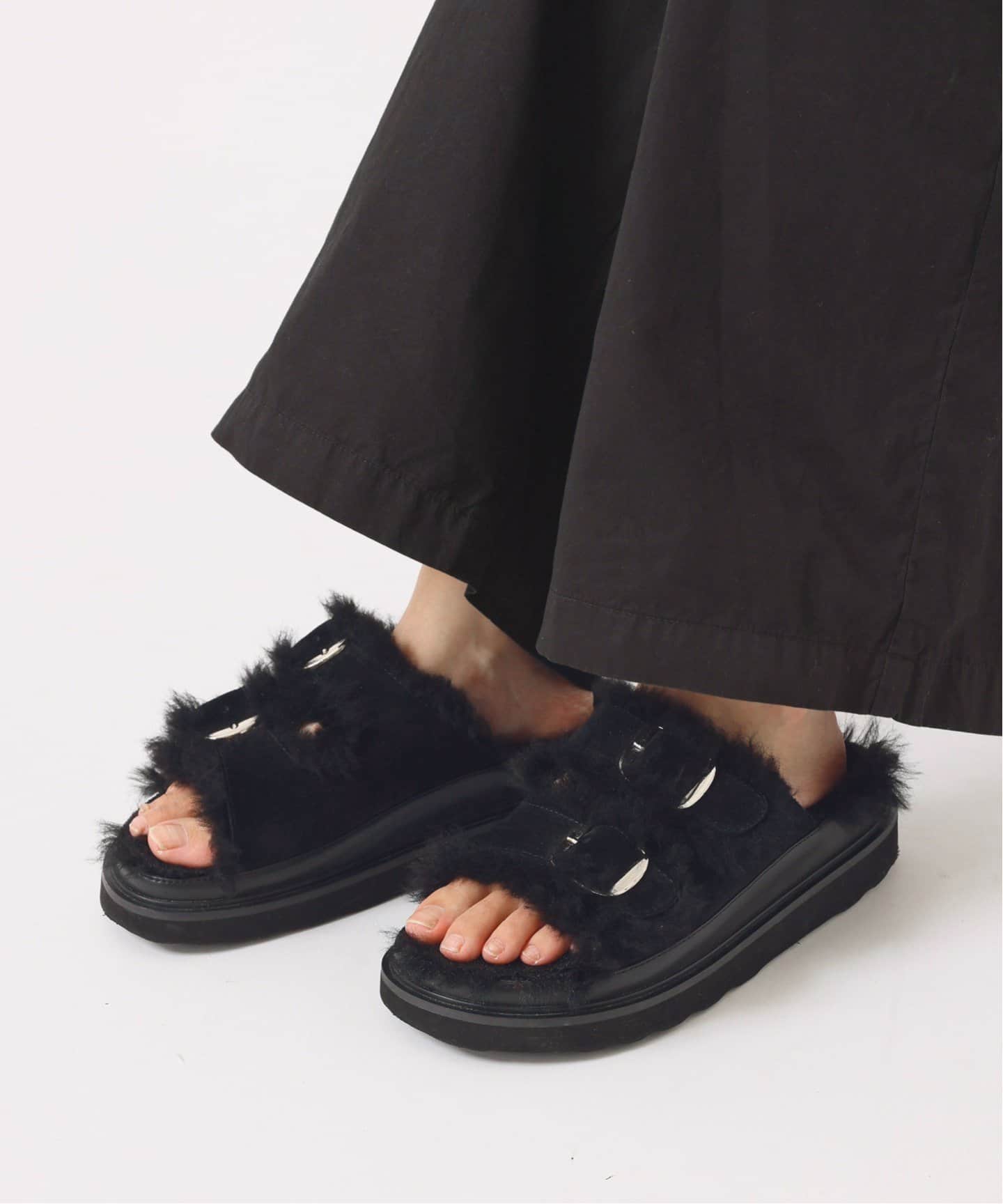 MOHI / モヒ】2バックルファーサンダル（サンダル）｜AP STUDIO