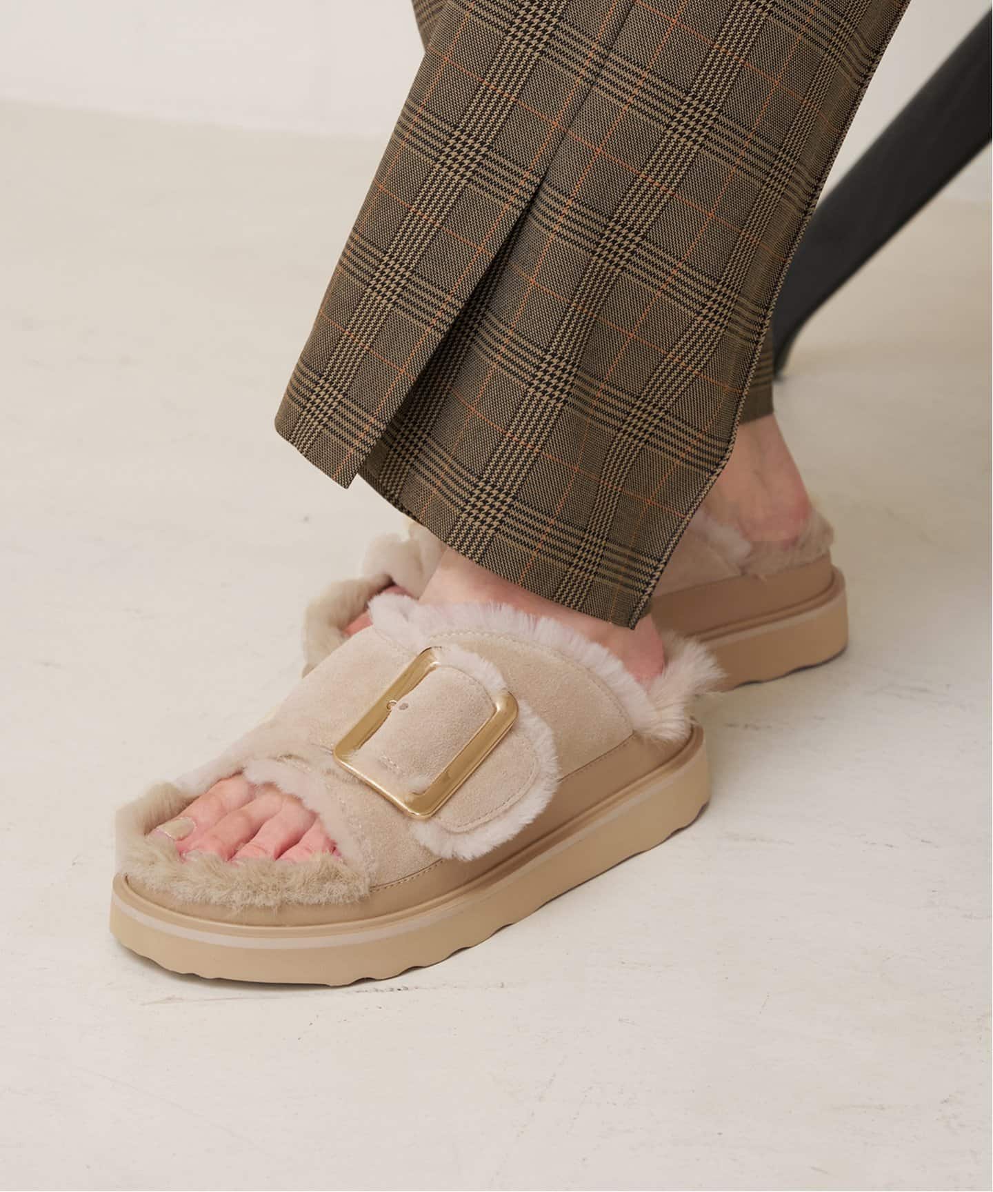 MOHI/モヒ ファーサンダル（サンダル）｜IENA（イエナ）の通販