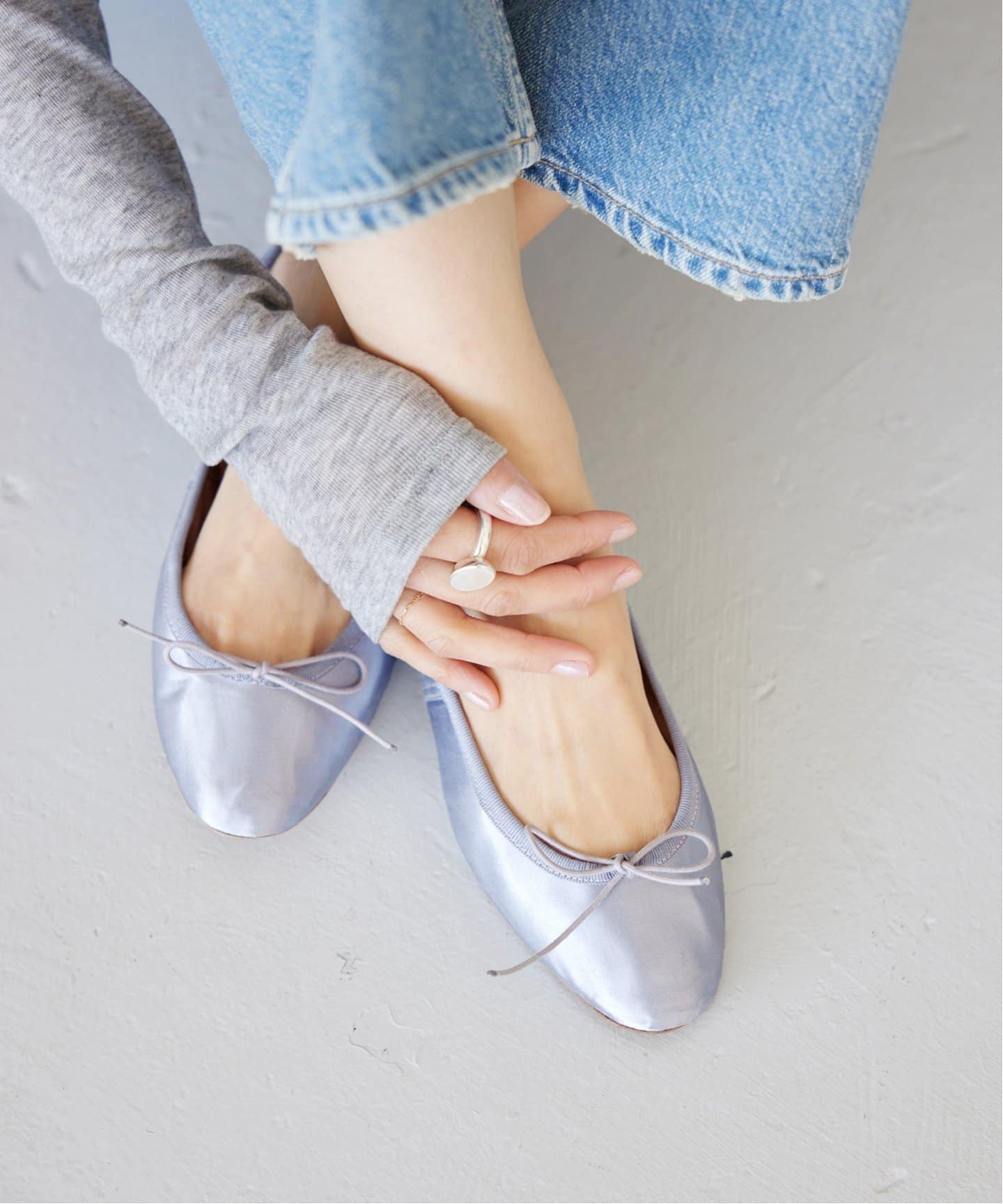 PORSELLI/ポルセリ】サテンバレエシューズ（バレエシューズ）｜IENA