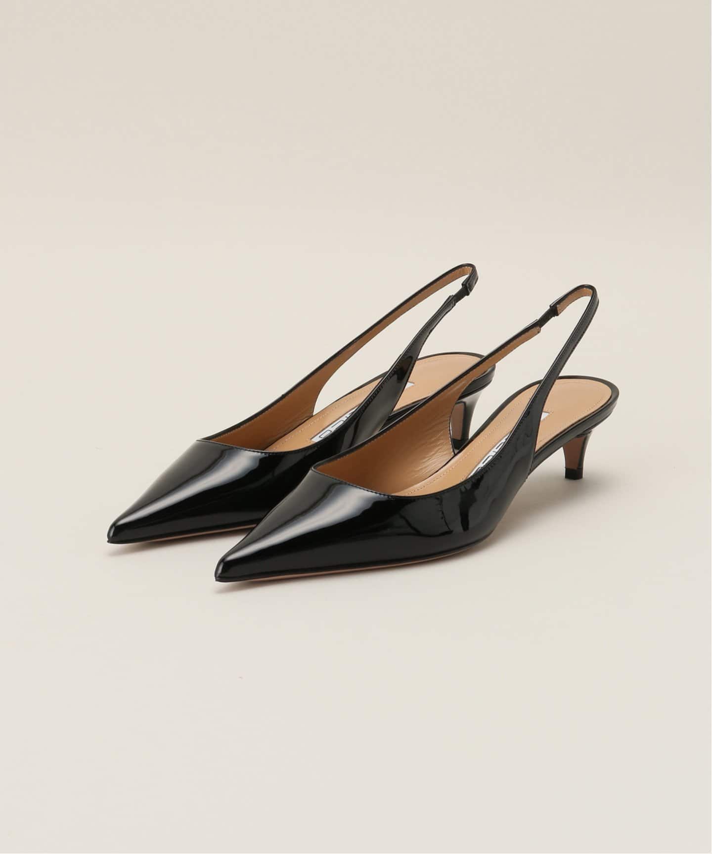 PELLICO/ペリーコ BACK SLING PATENT ミュール 3.5（その他シューズ