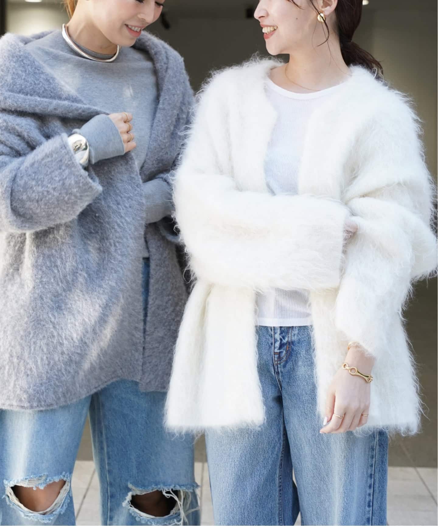 PORTMIX クルーネック カーディガン（カーディガン）｜Deuxieme Classe