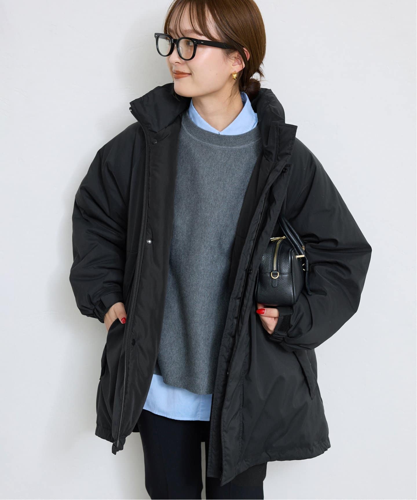 ウォッシャブル中綿モンスターパーカーブルゾン（中綿・キルティング