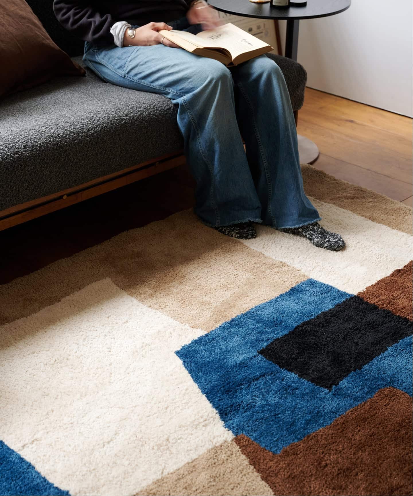 予約》GEOMETRIC RUG 120×160 ジオメトリックラグ（ラグ・マット