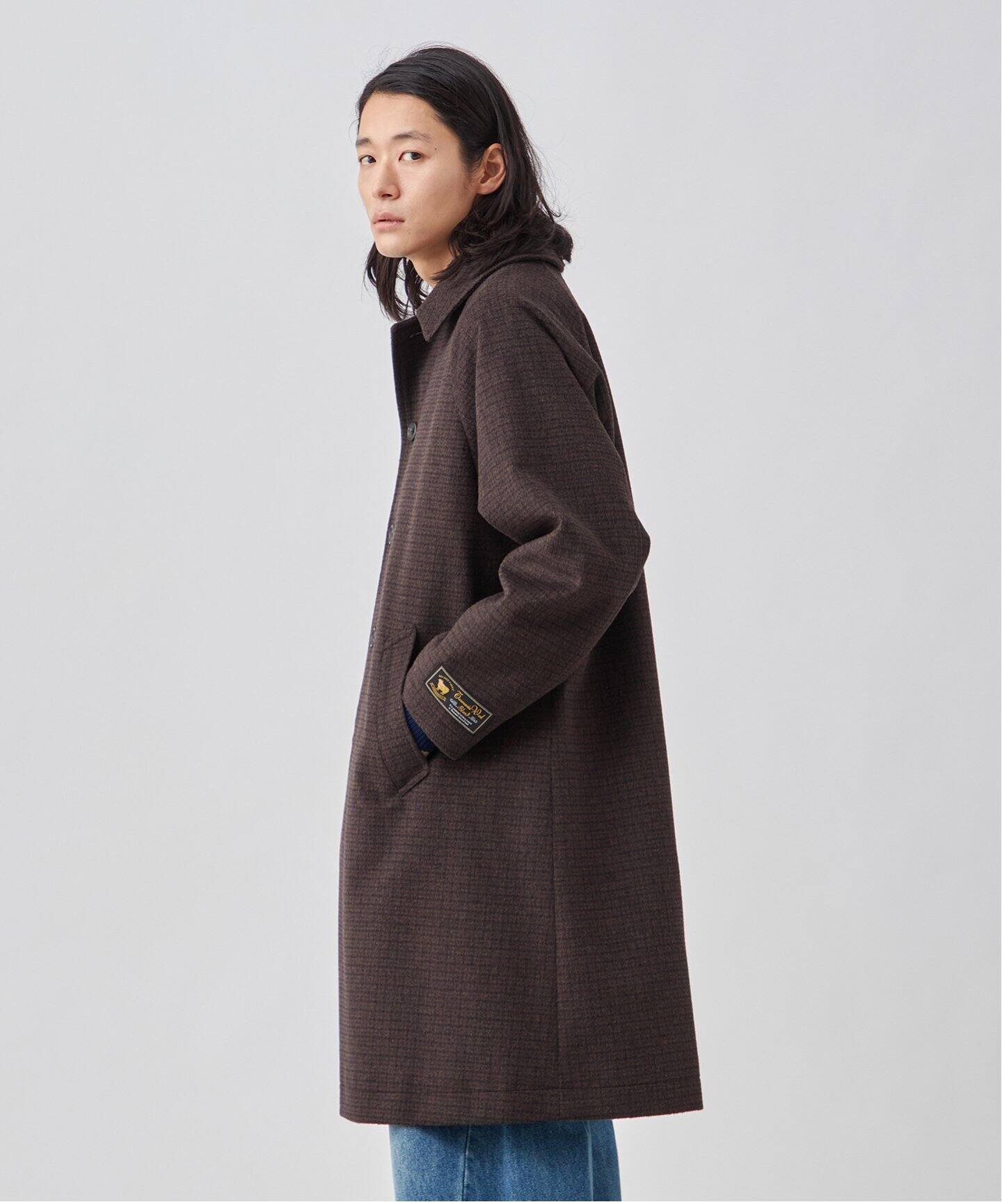 タスマニアウールステンカラーコート（ステンカラーコート）｜B.C