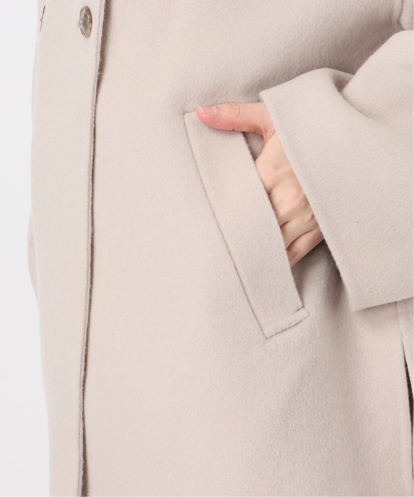 ダブルフェイススタンドコート（その他ブルゾン／アウター）｜SLOBE