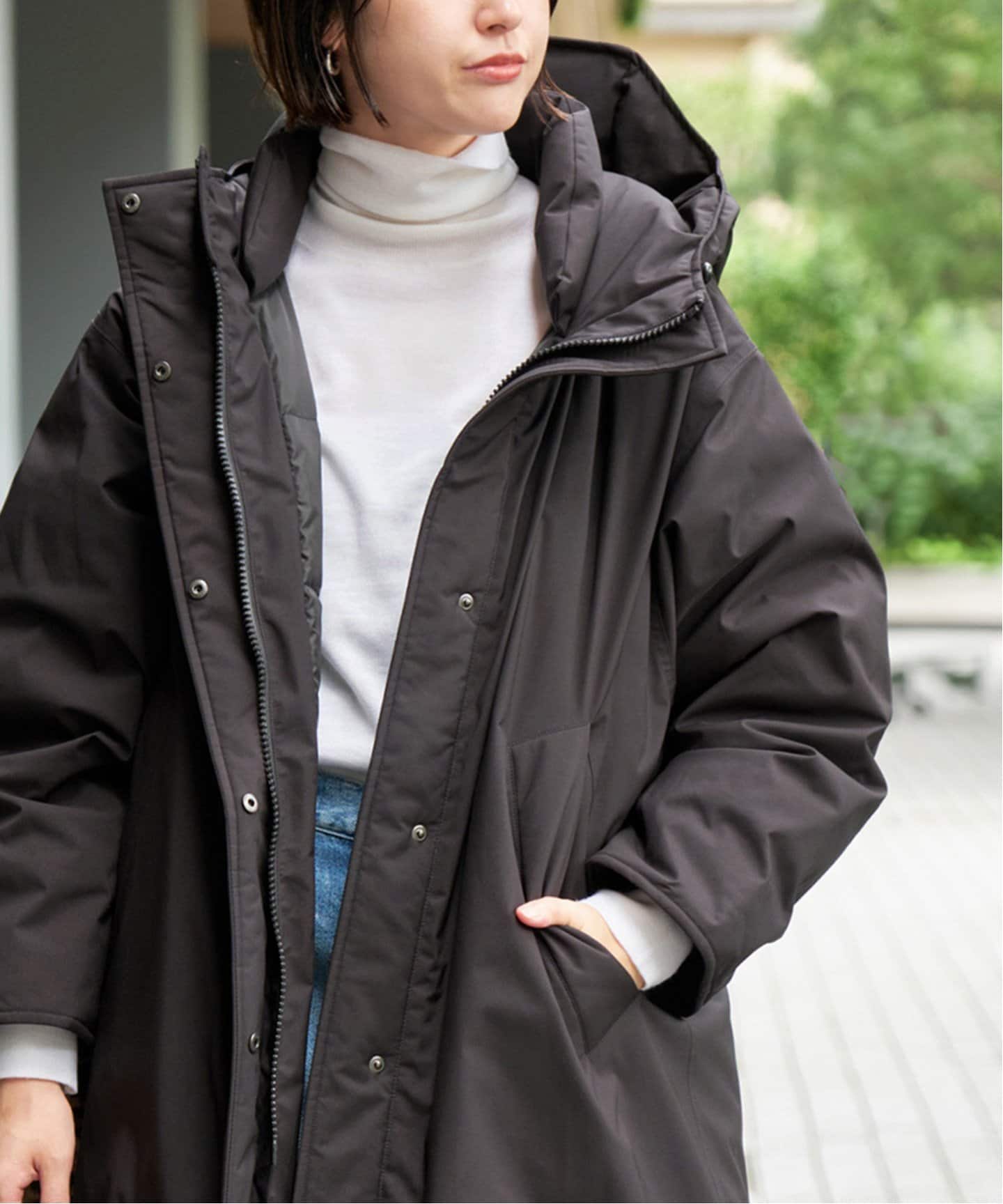 追加》撥水フーデッドダウンコート（ダウンジャケット）｜Spick and