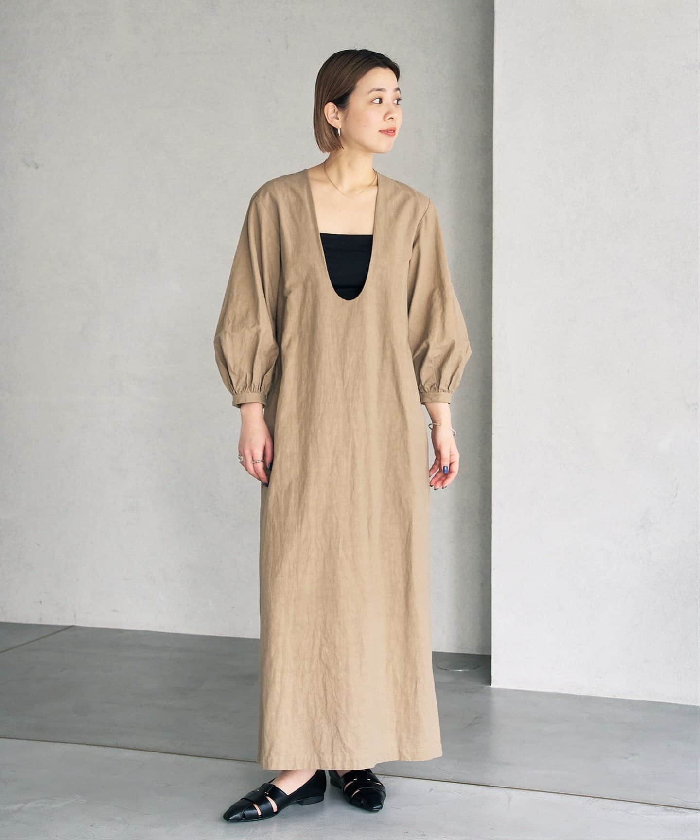 フレンチソフトグルカフラット（フラットシューズ）｜LE TALON（ル