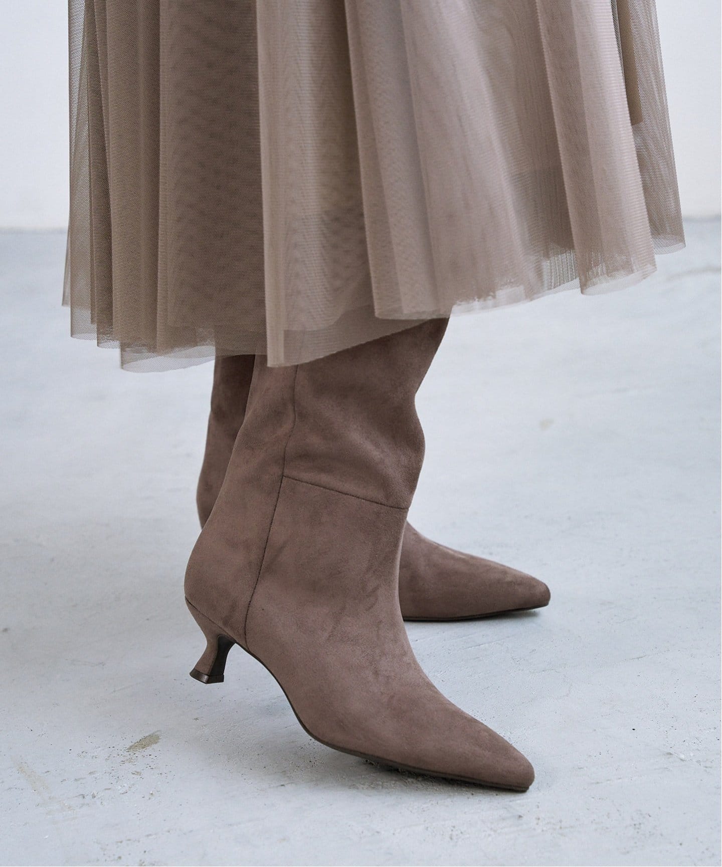 5cmワイドシャフトロングブーツ（ロングブーツ）｜LE TALON（ル タロン