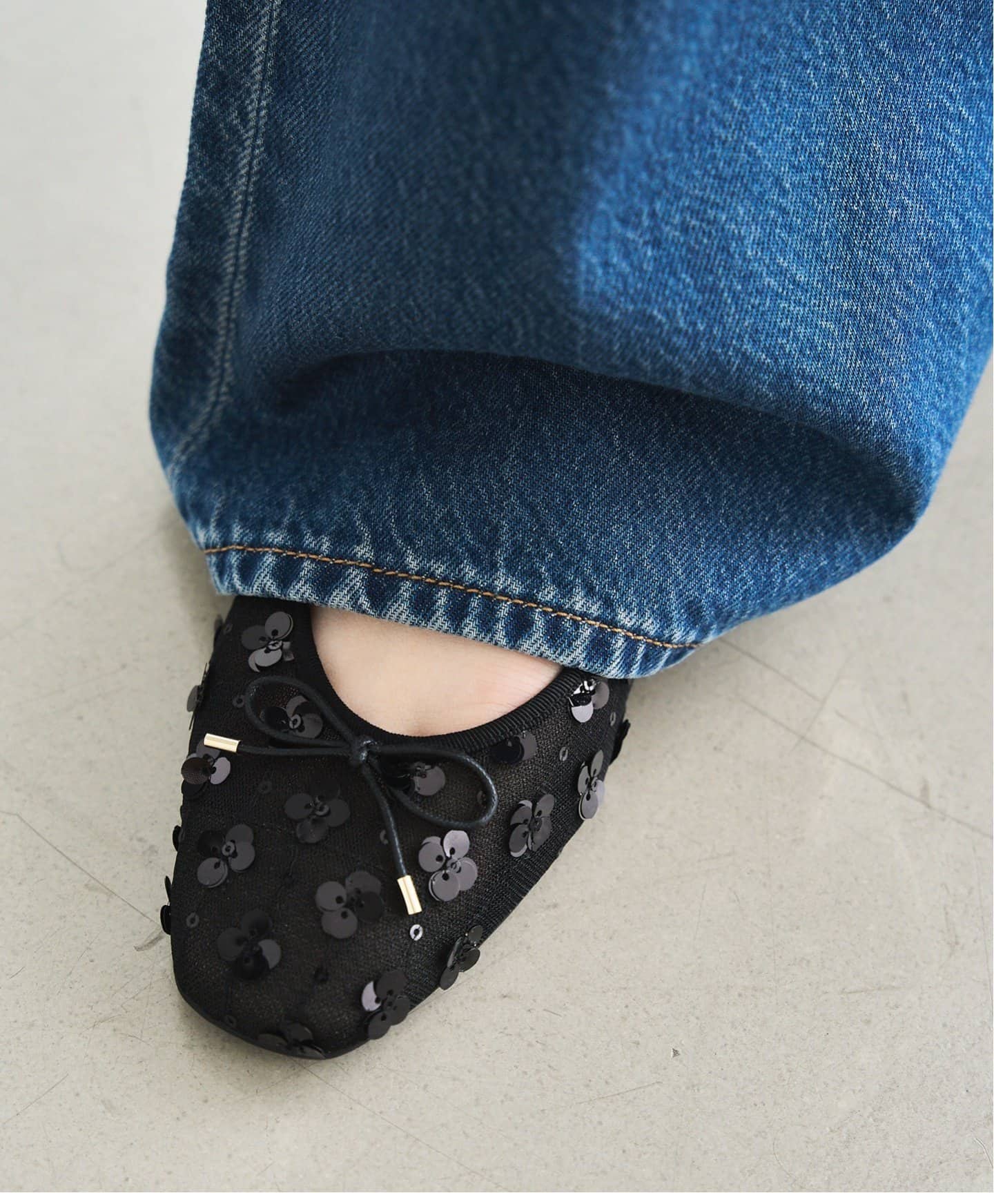 フラワースパンコールバレエ（バレエシューズ）｜LE TALON（ル タロン