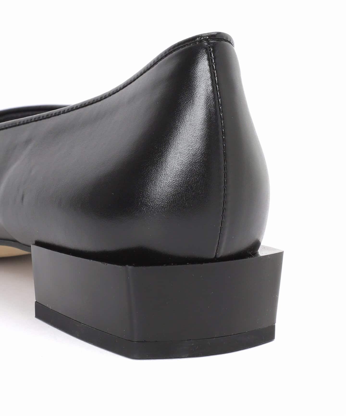 GRISE2.5cmナロースクエアシームフラット（フラットシューズ）｜LE