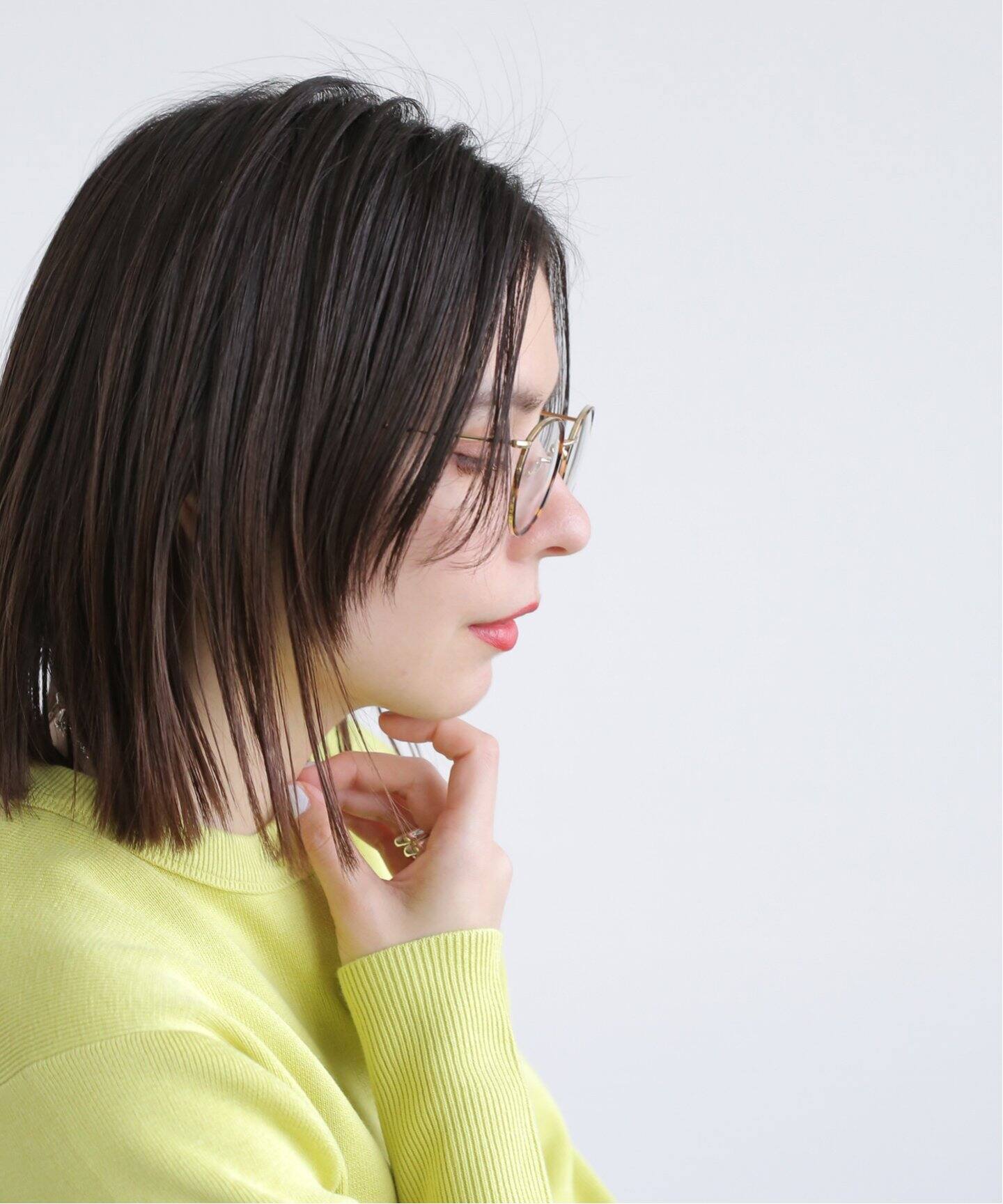 SAVILE ROW / サヴィルロウ】PANTO 49-20-145 GOLD INNER RIM Optical