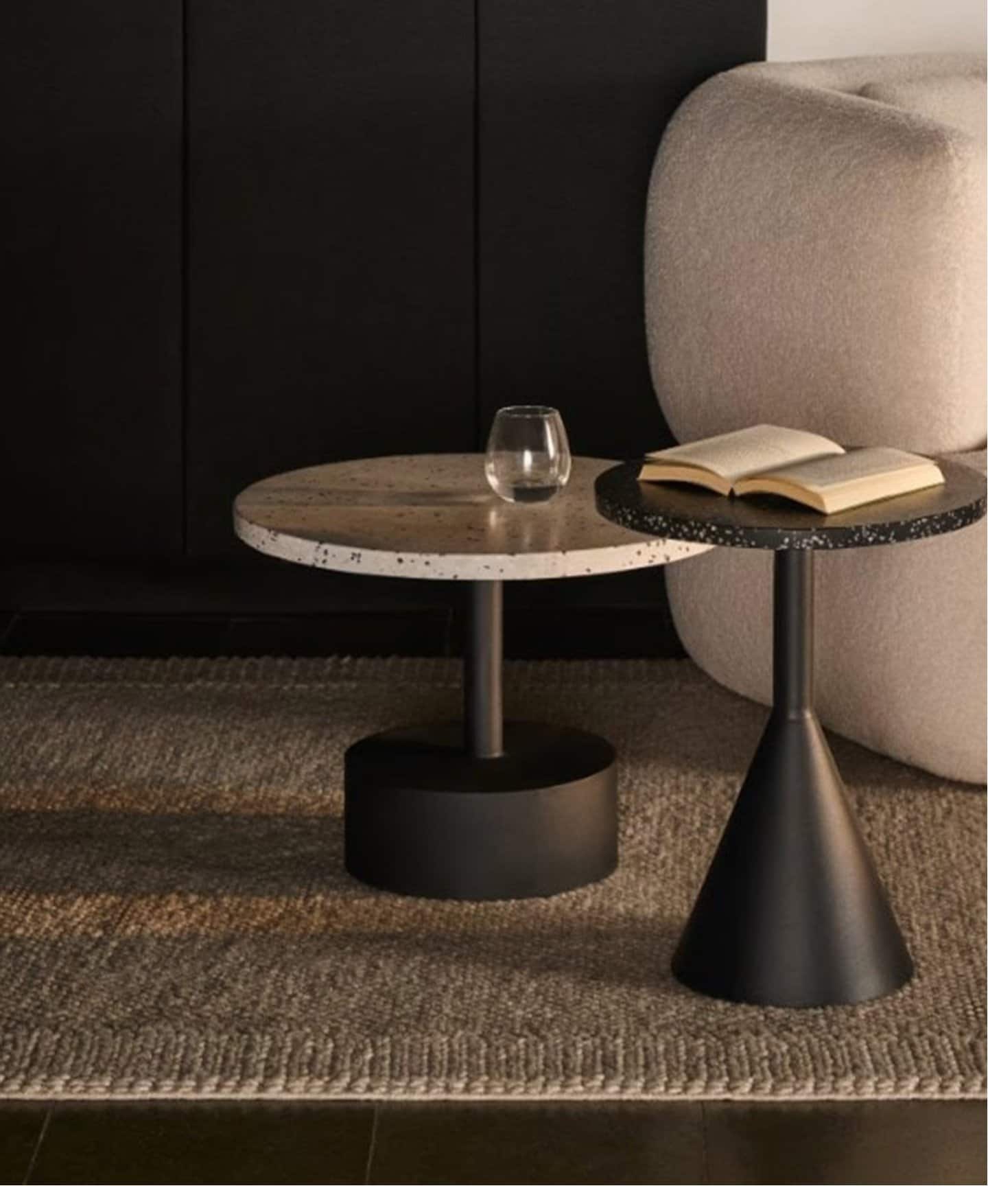 大型商品》【LaForma/ラフォーマ】MELANO terrazzo gray W55 サイド