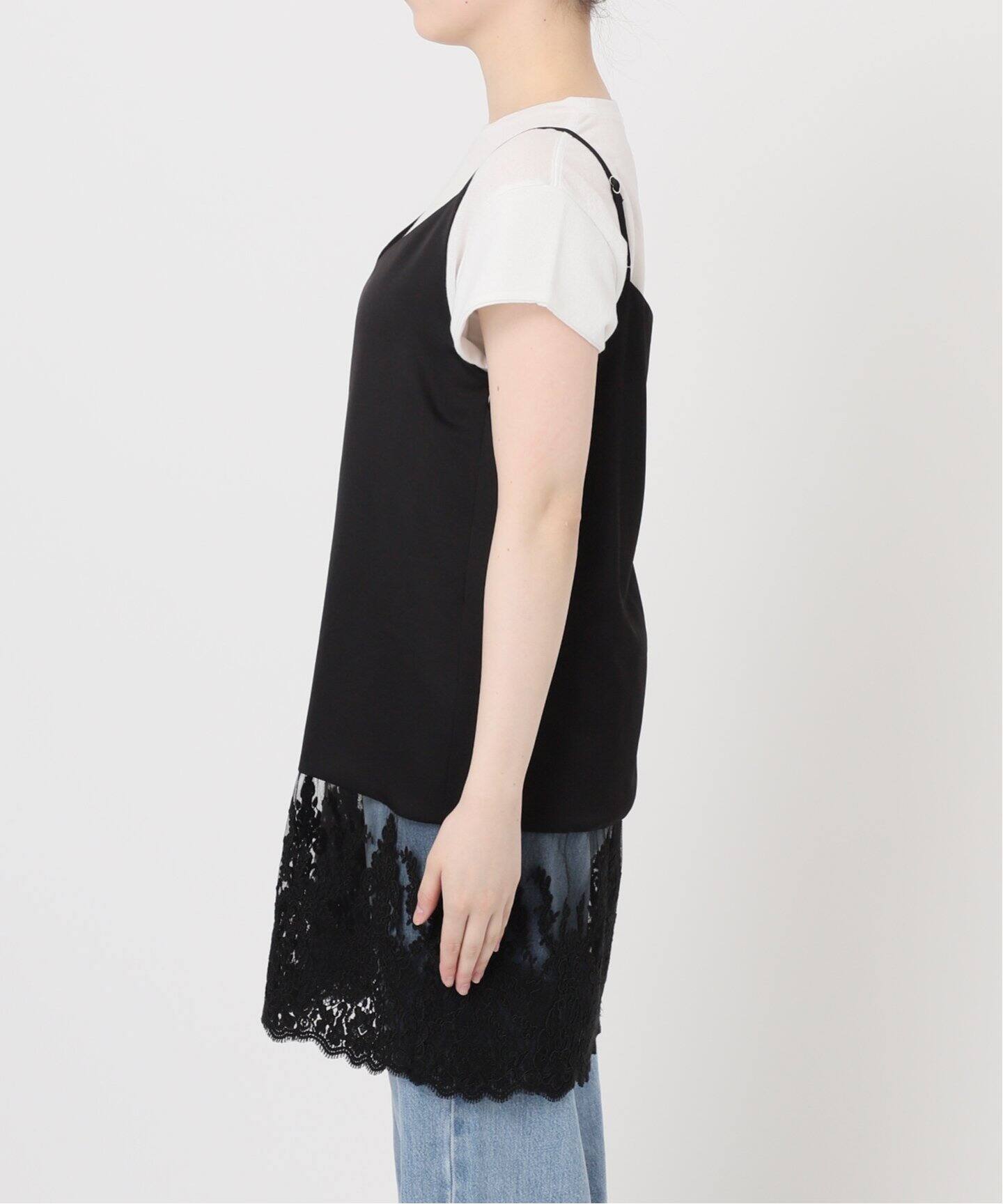 Satinレース キャミソールワンピース（ワンピース）｜IENA（イエナ）の