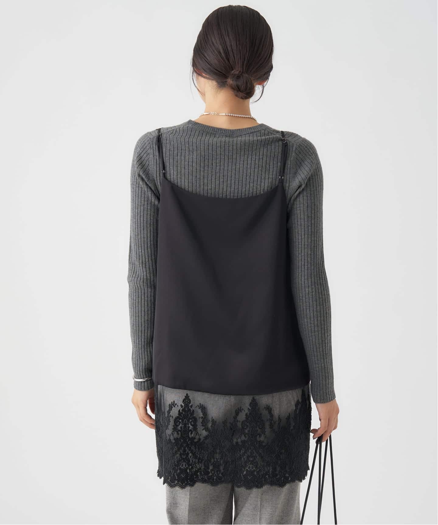 追加》Satinレース キャミソールワンピース（ワンピース）｜IENA