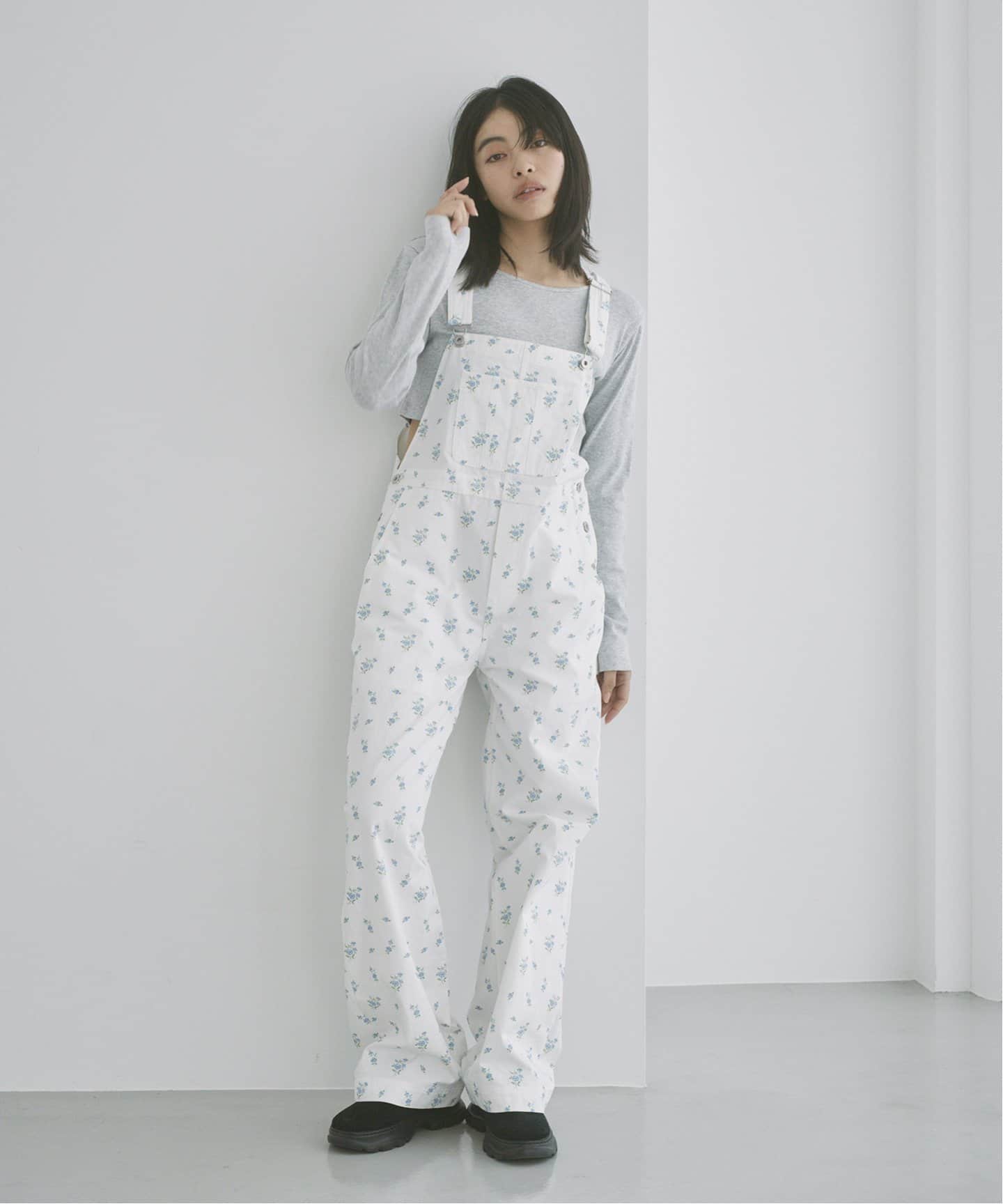 ルーズオーバーオール（サロペット／オーバーオール）｜U by