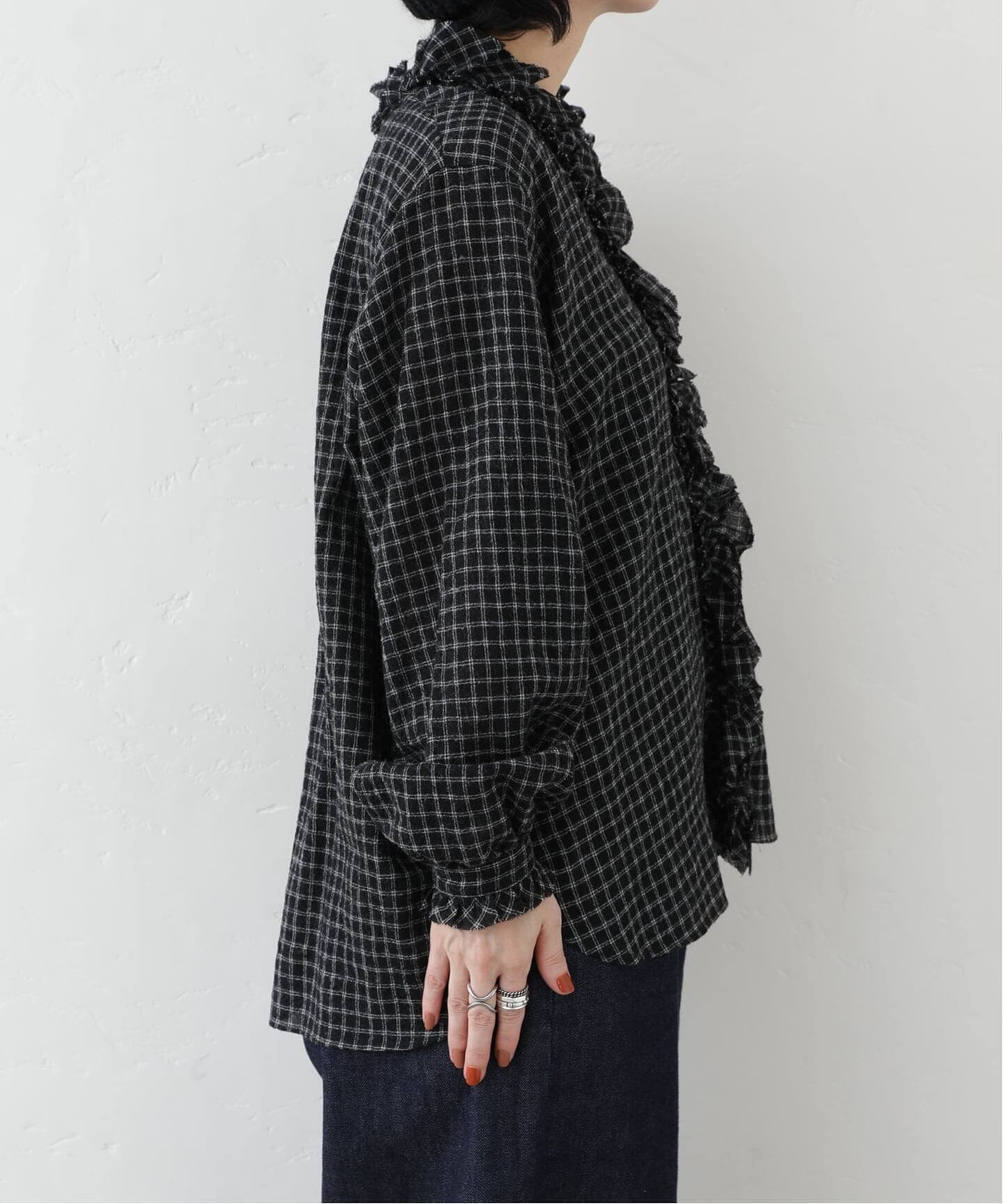 リファイン フリルブラウス（シャツ／ブラウス）｜journal standard