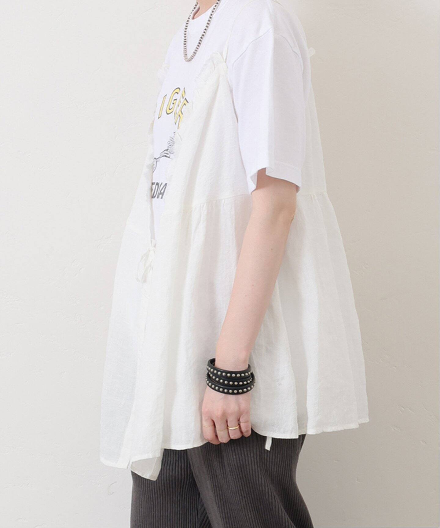 追加》60リネン キャミブラウス（シャツ／ブラウス）｜journal