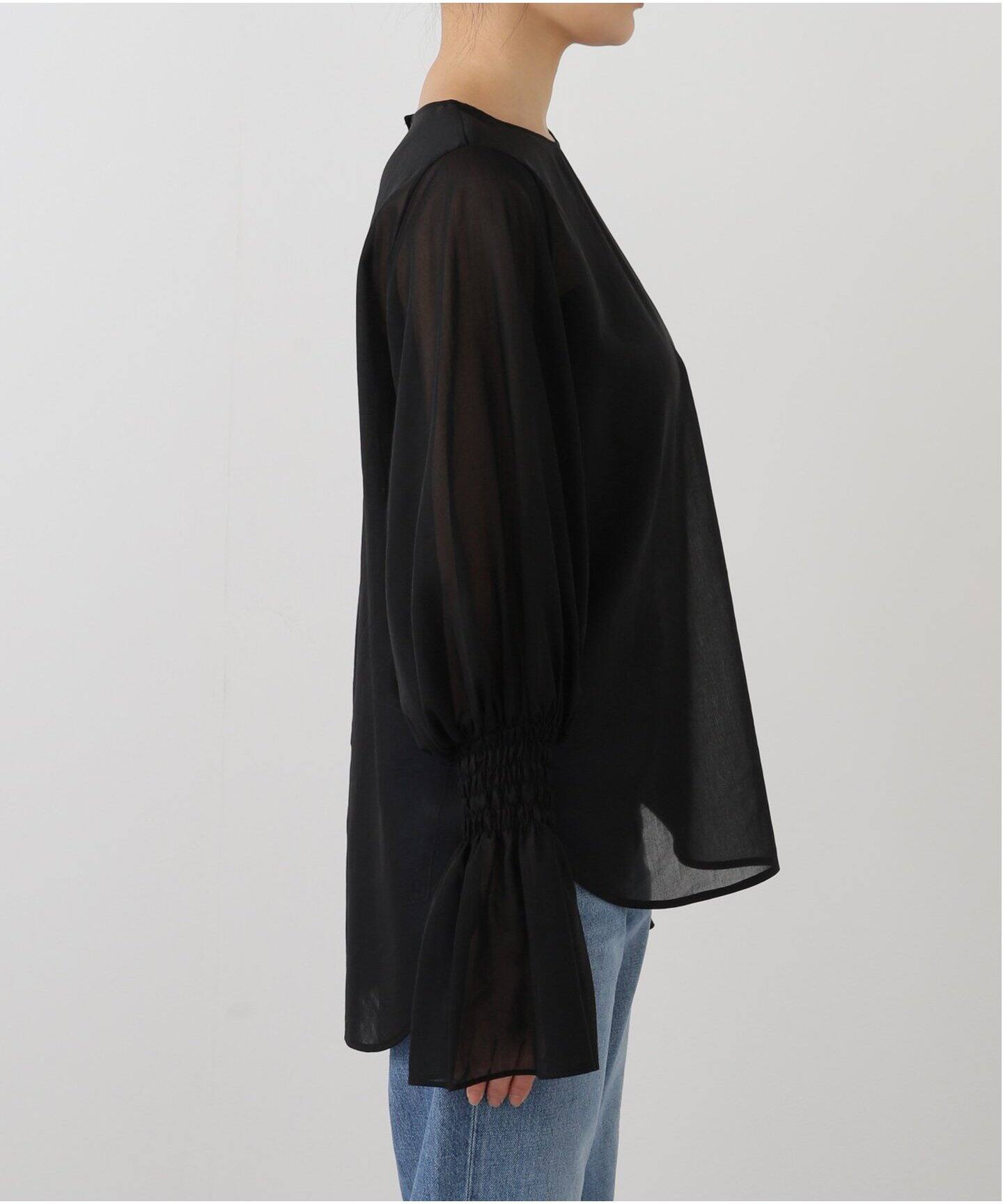 Sheer Voile Shirring Blouse（シャツ／ブラウス）｜L'Appartement