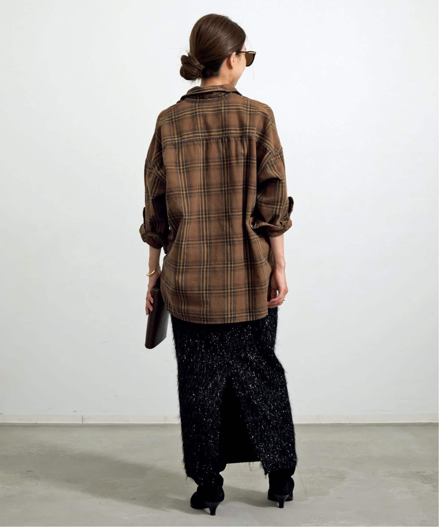 REMI RELIEF/レミ レリーフ】 CHECK SHIRT（シャツ／ブラウス）｜L