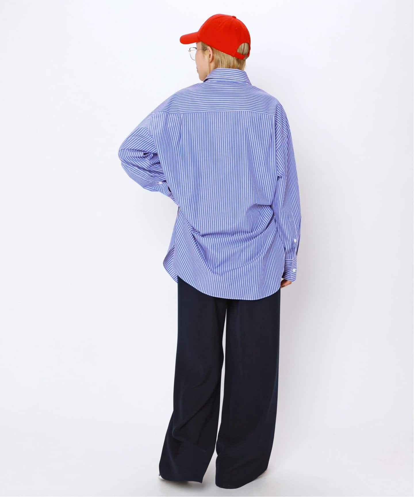 ブルーストライプシャツ（シャツ／ブラウス）｜AP STUDIO（エーピー