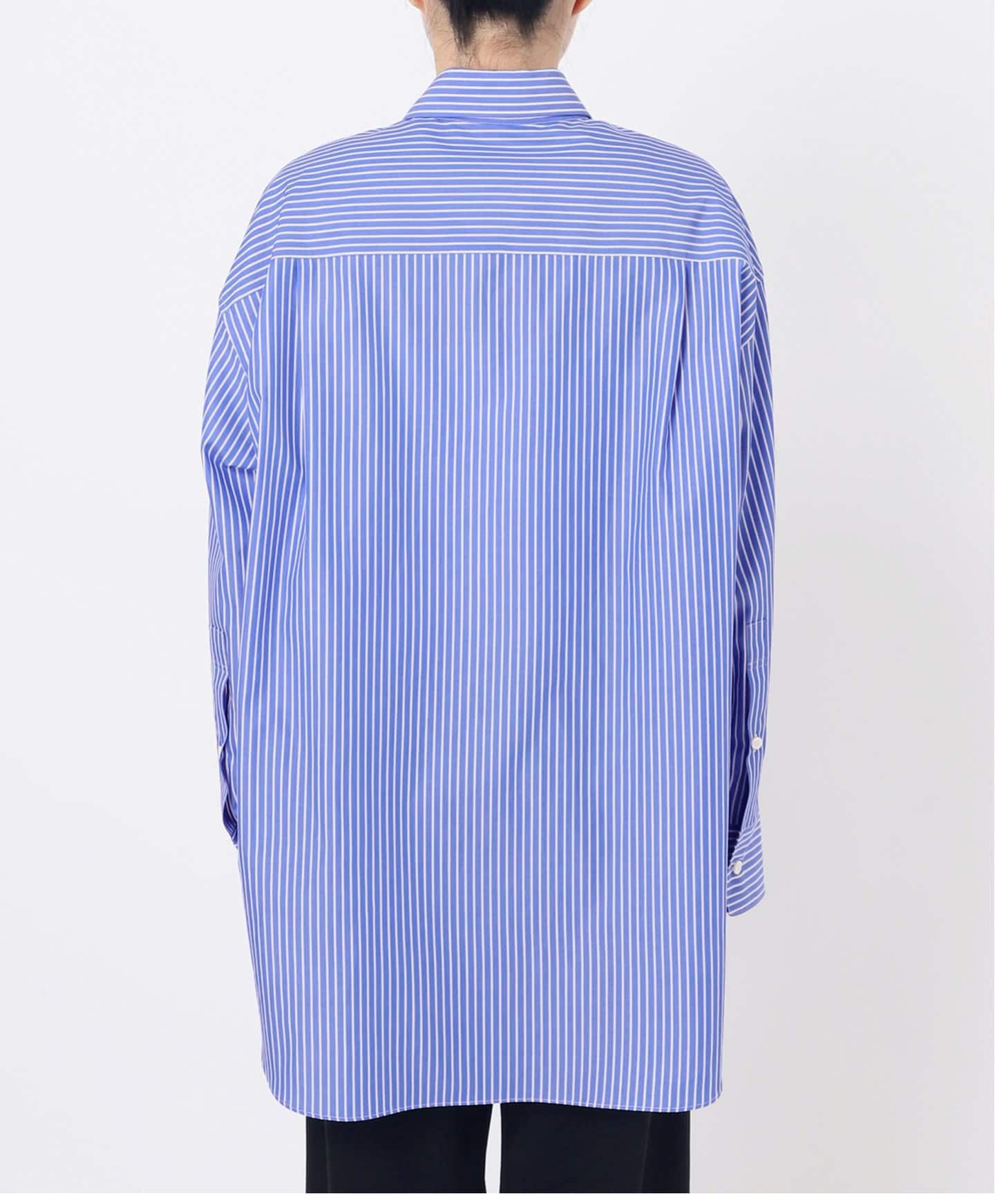 ブルーストライプシャツ（シャツ／ブラウス）｜AP STUDIO（エーピー