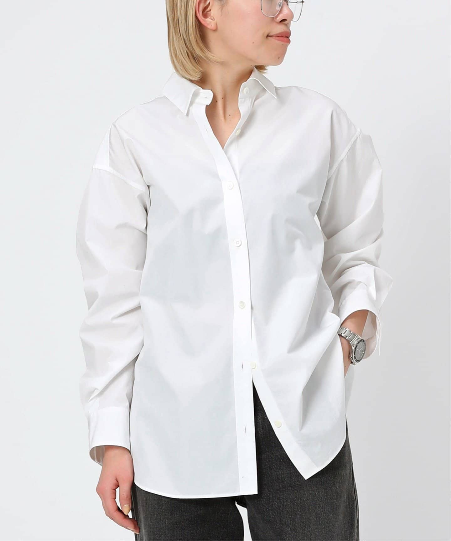 コットンタイプライターシャツ（シャツ／ブラウス）｜AP STUDIO