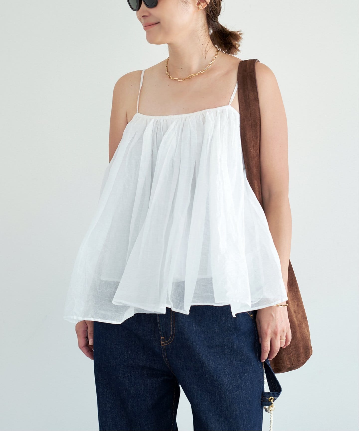 MARILYN MOON/マリリンムーン】dramatic cami Blouse（シャツ