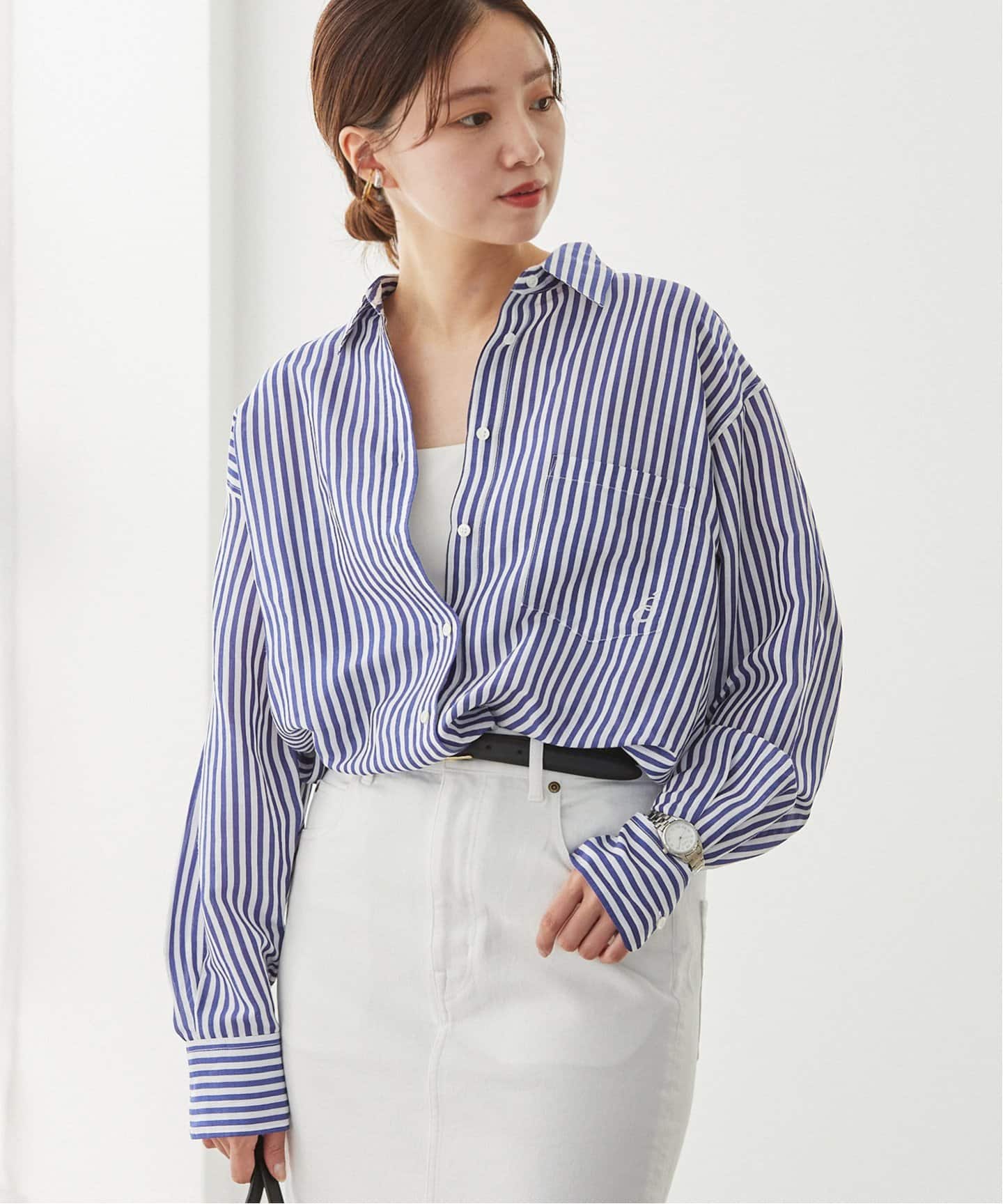 ラミーリヨセルロングシャツ（シャツ／ブラウス）｜IENA（イエナ）の