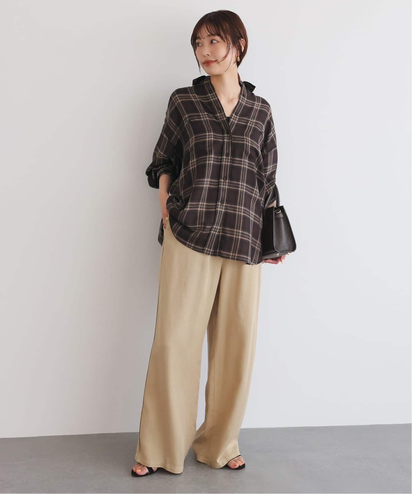 ビエラチェックルーズシャツ（シャツ／ブラウス）｜SLOBE IENA