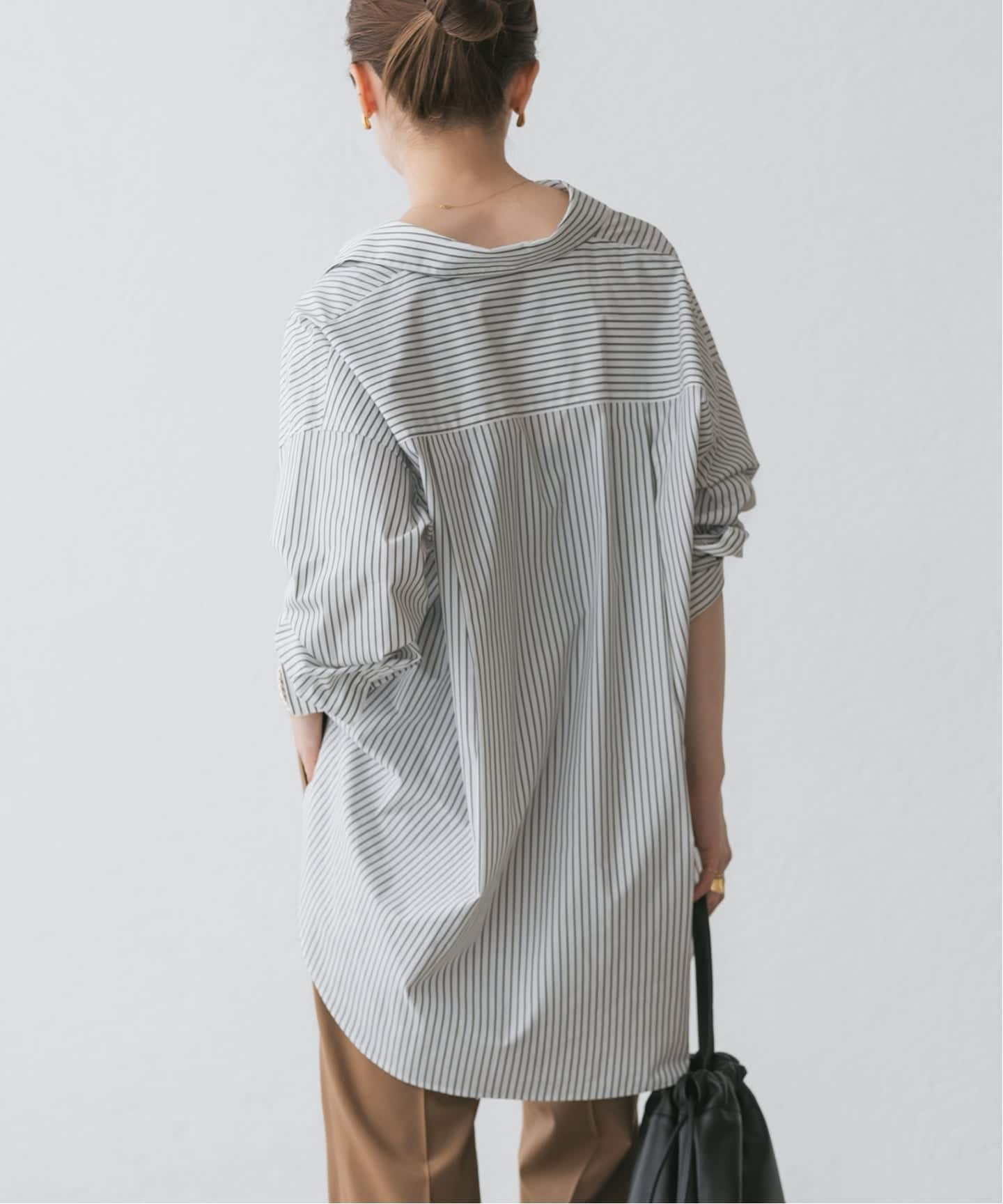 追加》イージーケアコットンスキッパーシャツ（シャツ／ブラウス