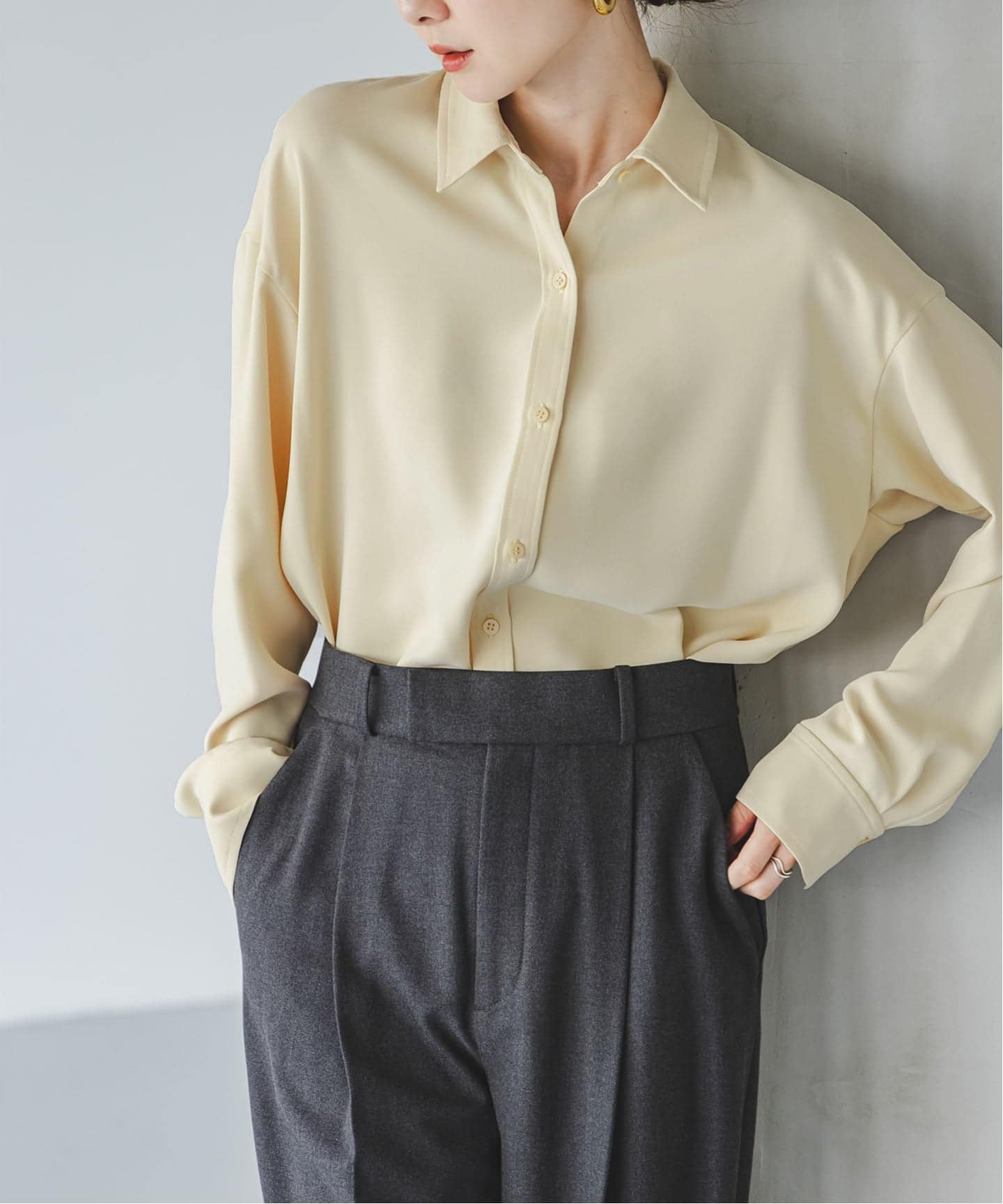 追加》シーズンカラープレーンシャツ 13（シャツ／ブラウス）｜NOBLE