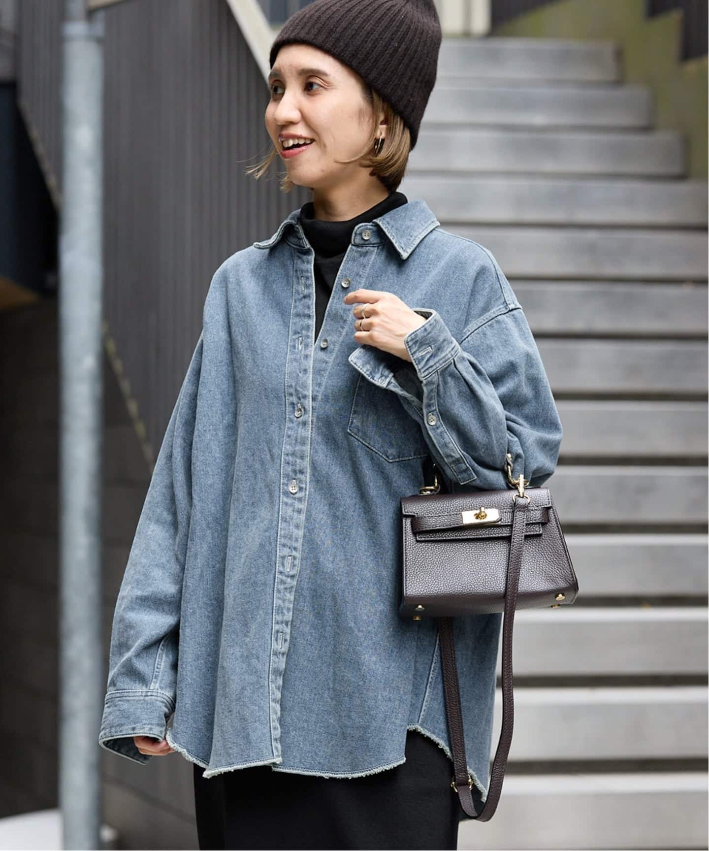 ≪追加≫denimシャツ（シャツ／ブラウス）｜FRAMeWORK（フレームワーク