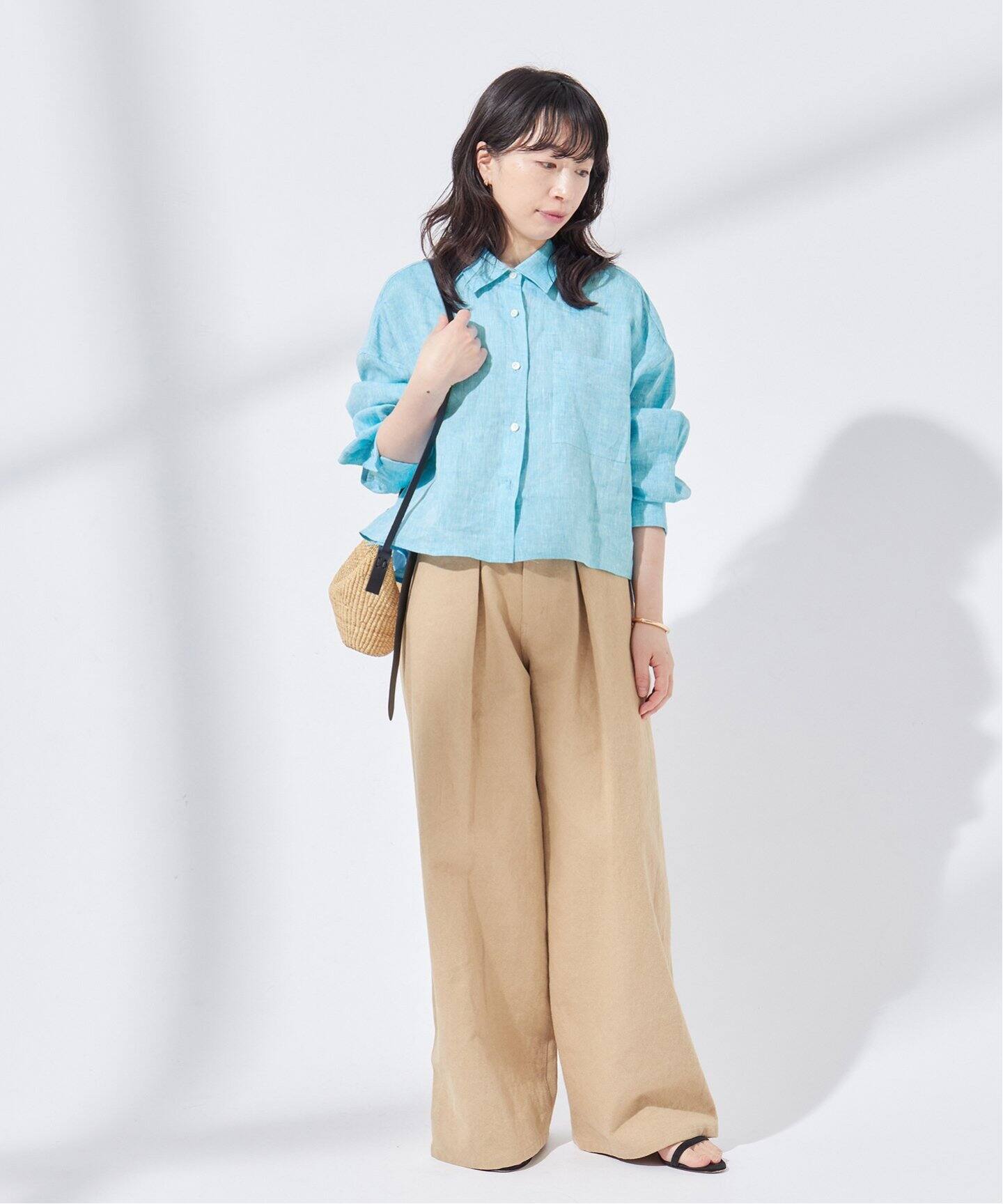 ヨーロピアンフラックスショートシャツ（シャツ／ブラウス）｜JOURNAL