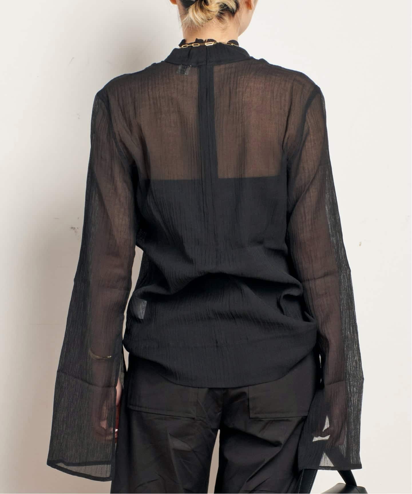 TOTEME/トーテム】SLIT SLEEVE BLOUSE（シャツ／ブラウス）｜AP STUDIO