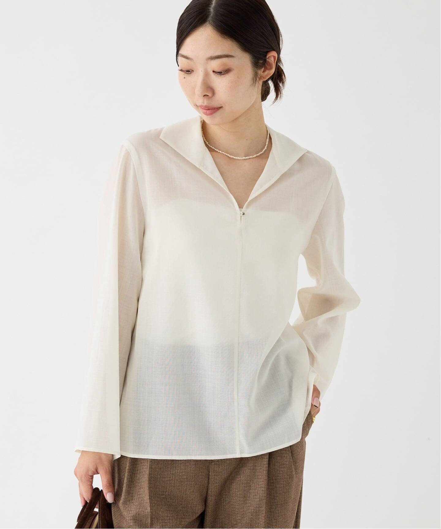 シアーT/Wブラウス（シャツ／ブラウス）｜IENA（イエナ）の通販