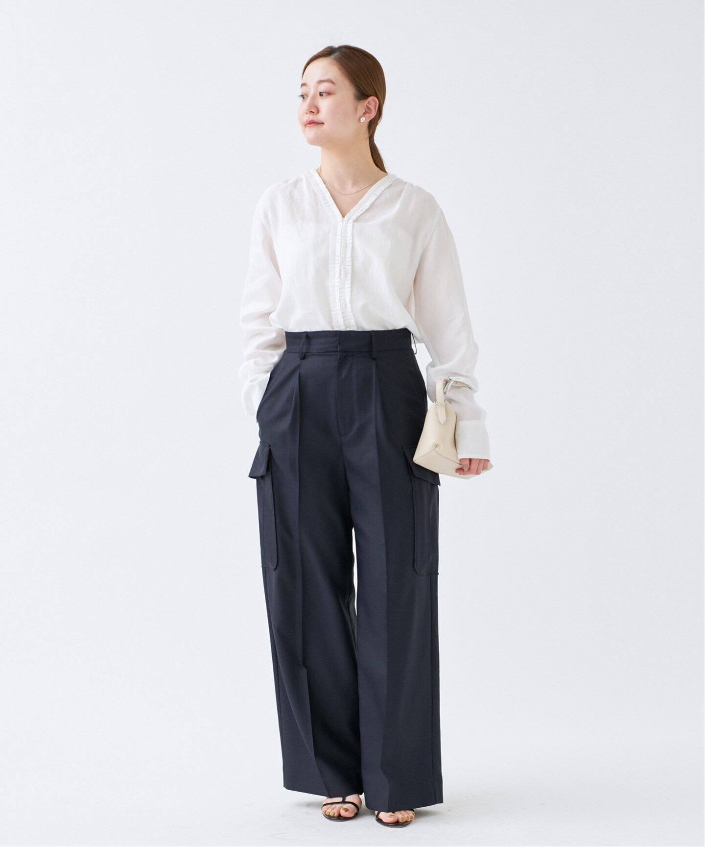 タックフリルブラウス（シャツ／ブラウス）｜IENA（イエナ）の通販