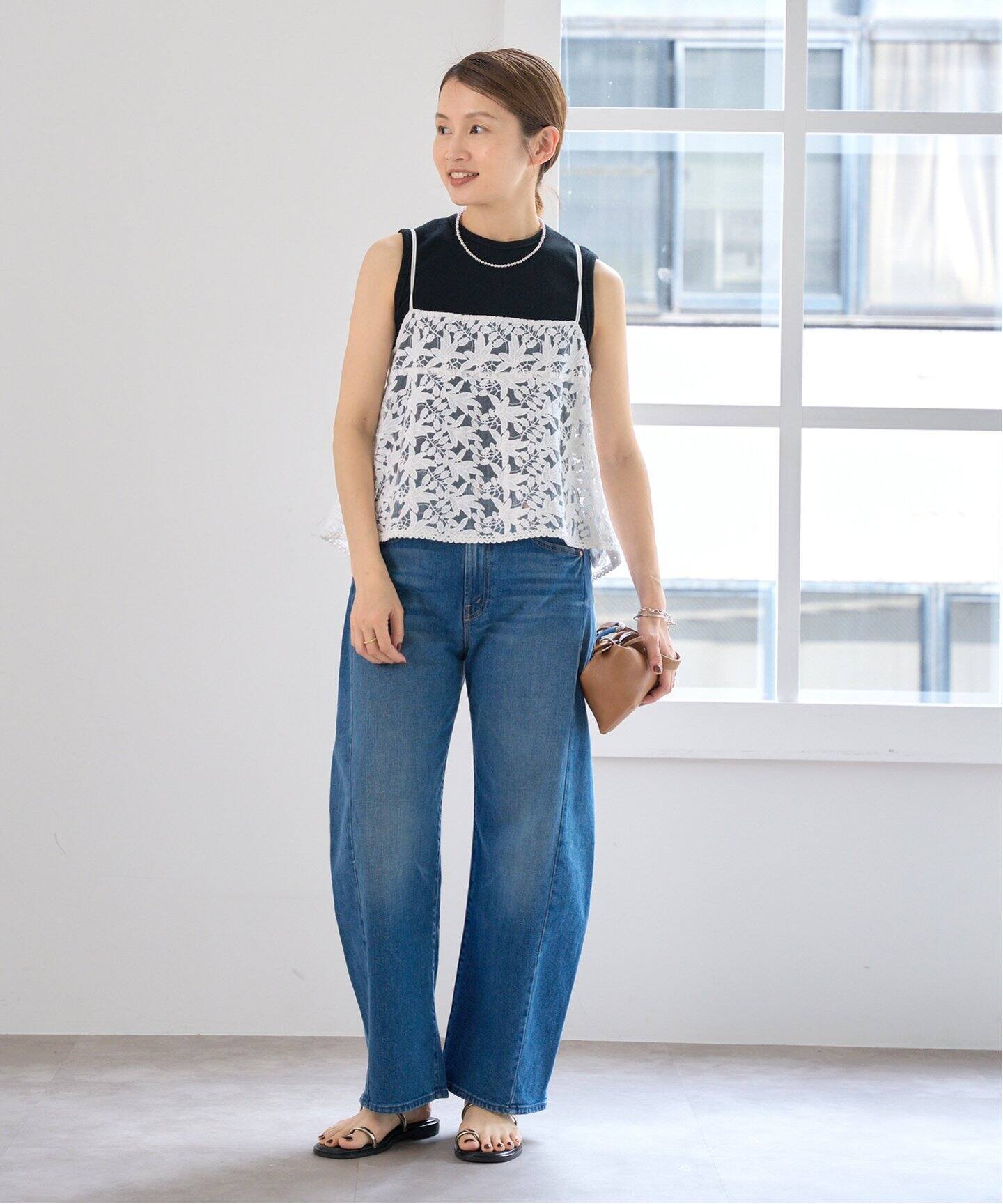 WEB限定/追加》レースショートキャミソール（キャミソール）｜IENA