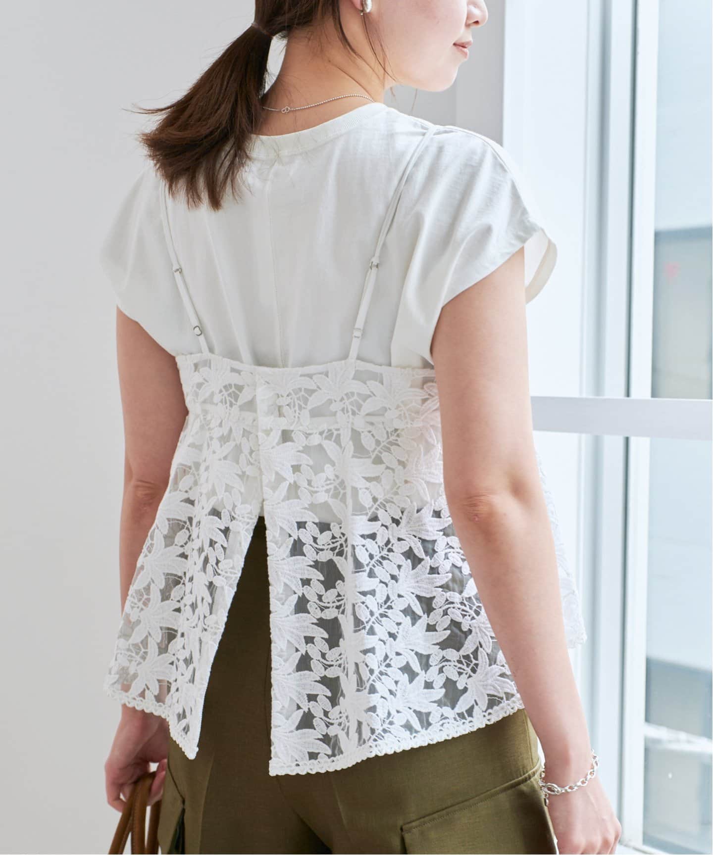 WEB限定/追加》レースショートキャミソール（キャミソール）｜IENA