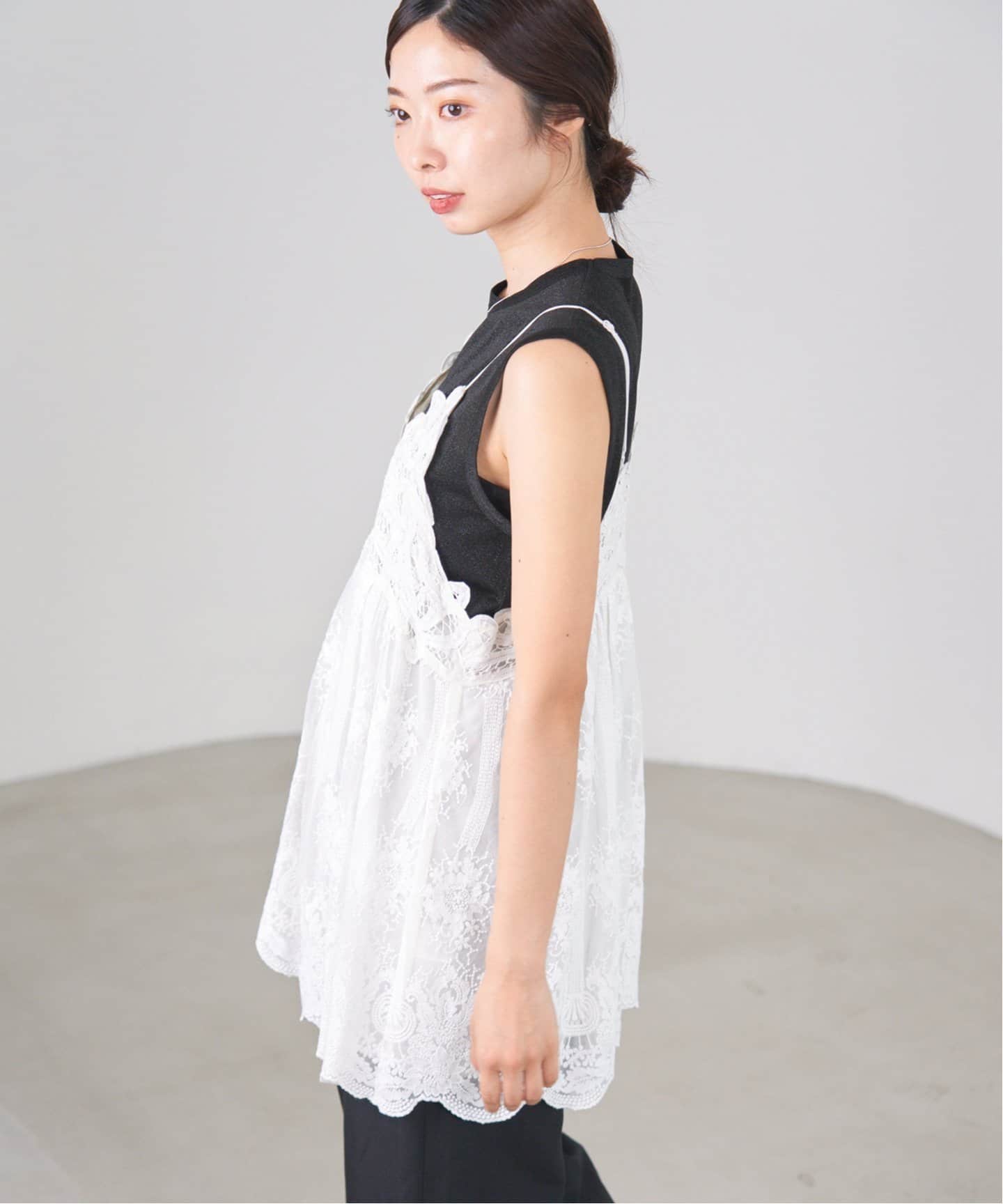 アンティークチュールバテンキャミ（シャツ／ブラウス）｜IENA（イエナ