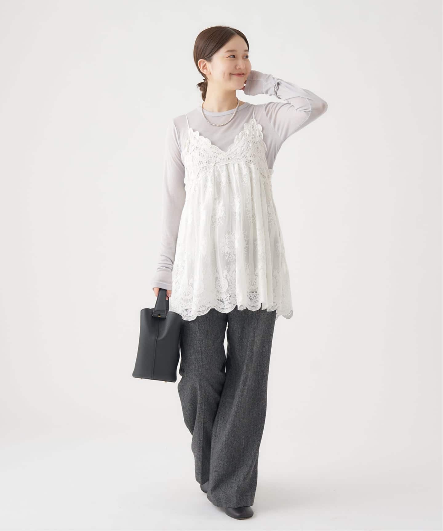 追加》アンティークチュールバテンキャミ（シャツ／ブラウス）｜IENA