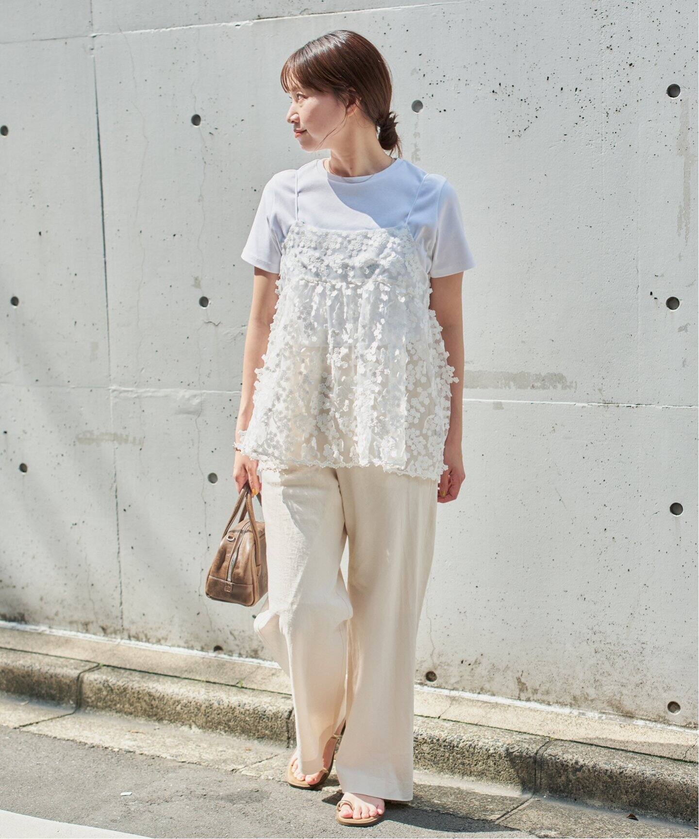 追加》フラワーエンブロイダリー キャミソール（キャミソール）｜IENA