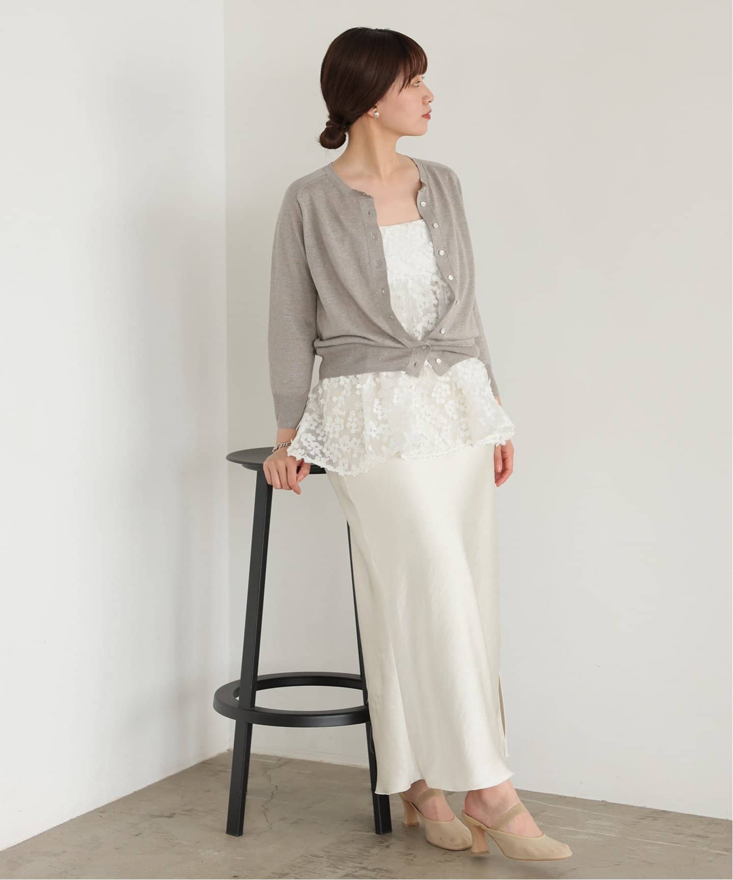 追加》フラワーエンブロイダリー キャミソール（キャミソール）｜IENA