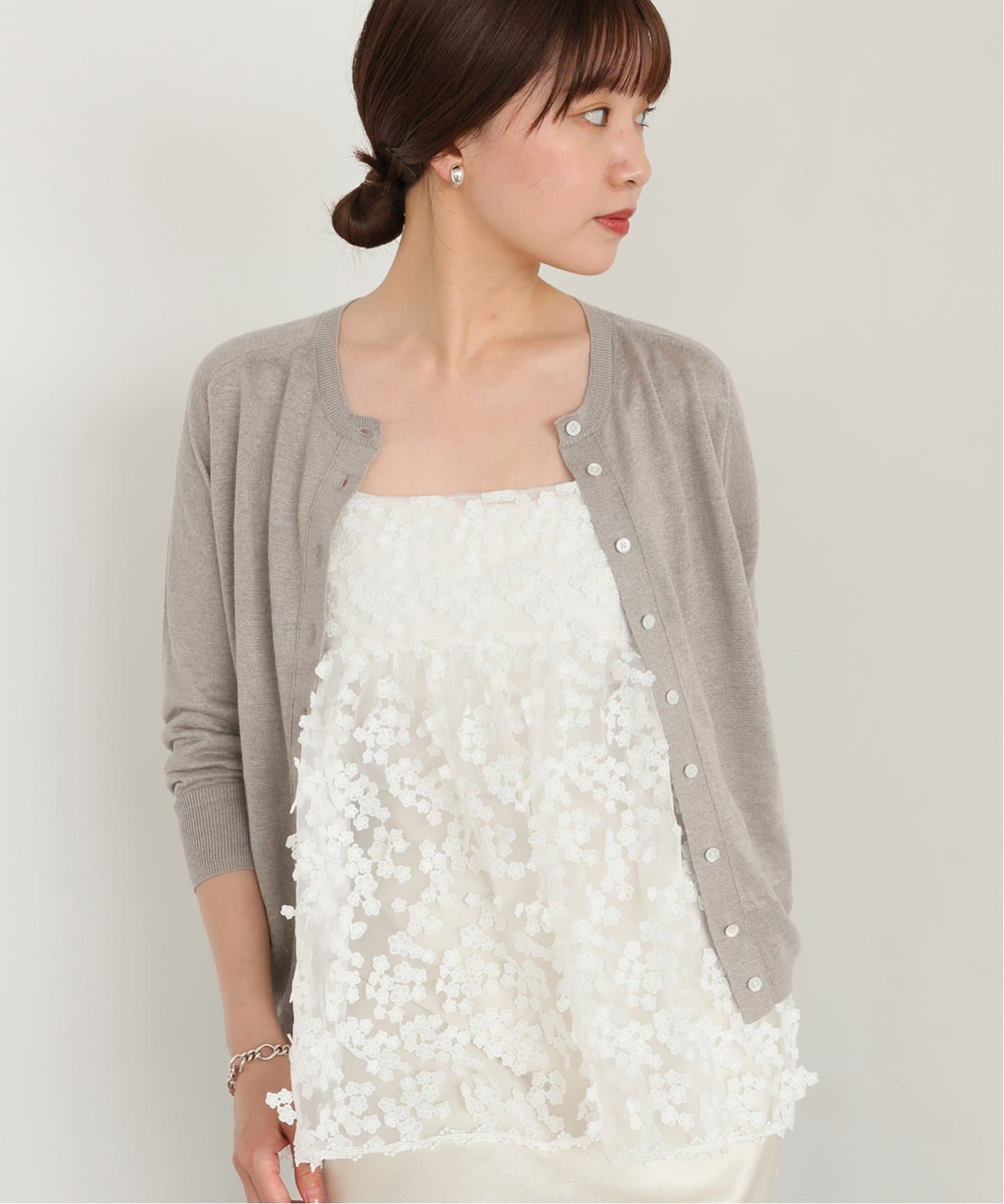 追加》フラワーエンブロイダリー キャミソール（キャミソール）｜IENA