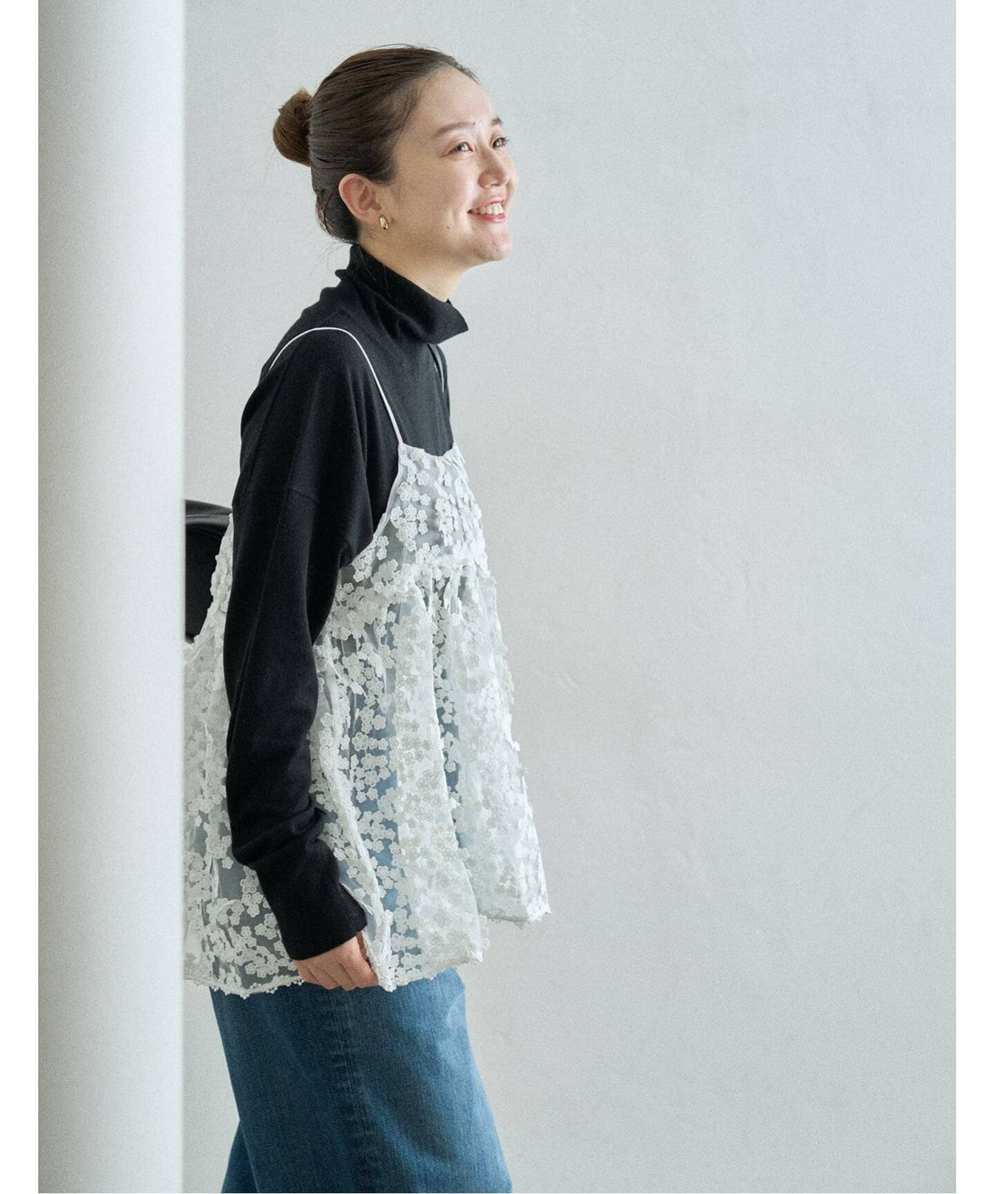 WEB限定/追加2》フラワーエンブロイダリー キャミソール（キャミソール