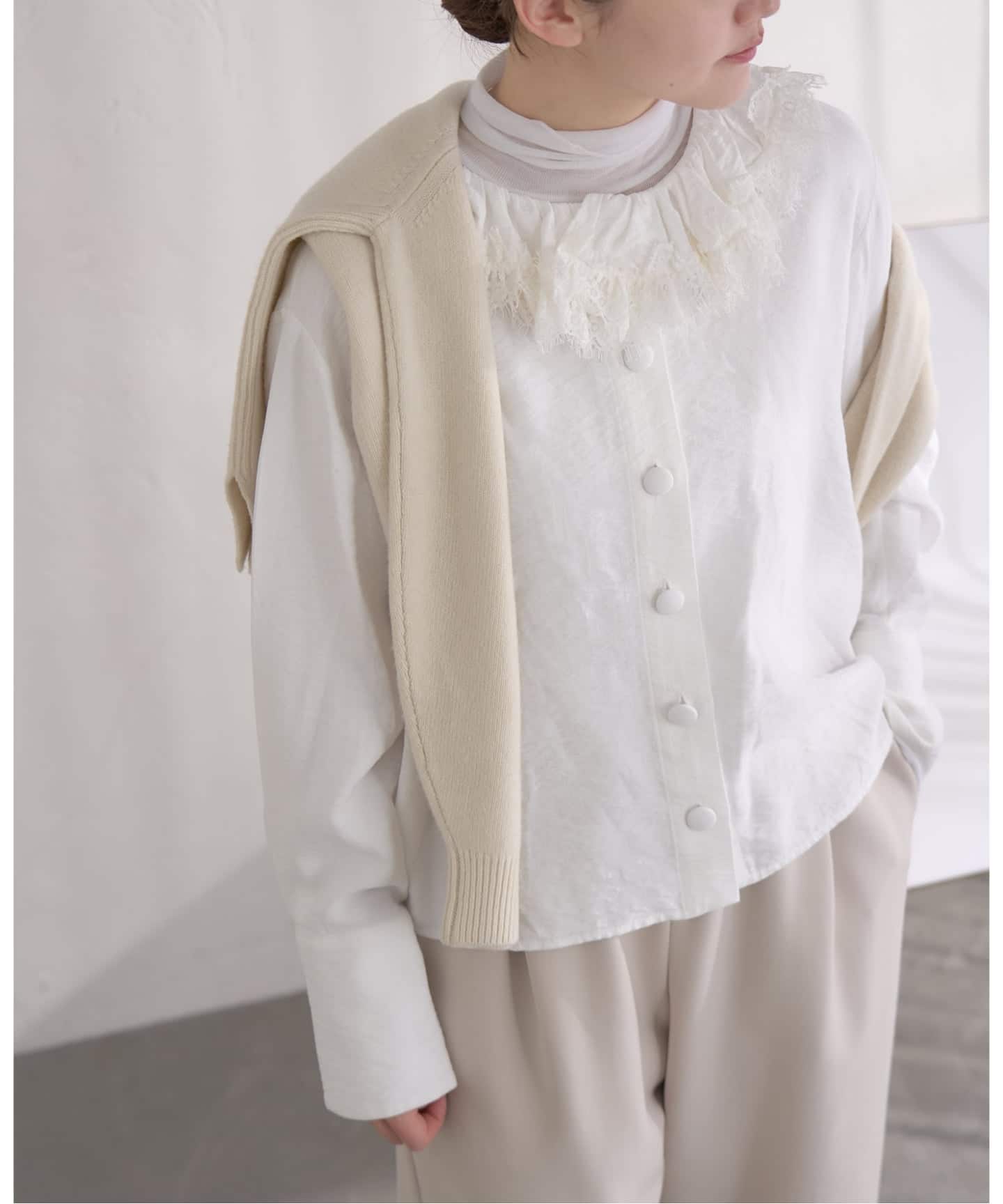 MAISON GUILLEMETTE/メゾンギヨメット CHLOE SHIRT シャツ（シャツ