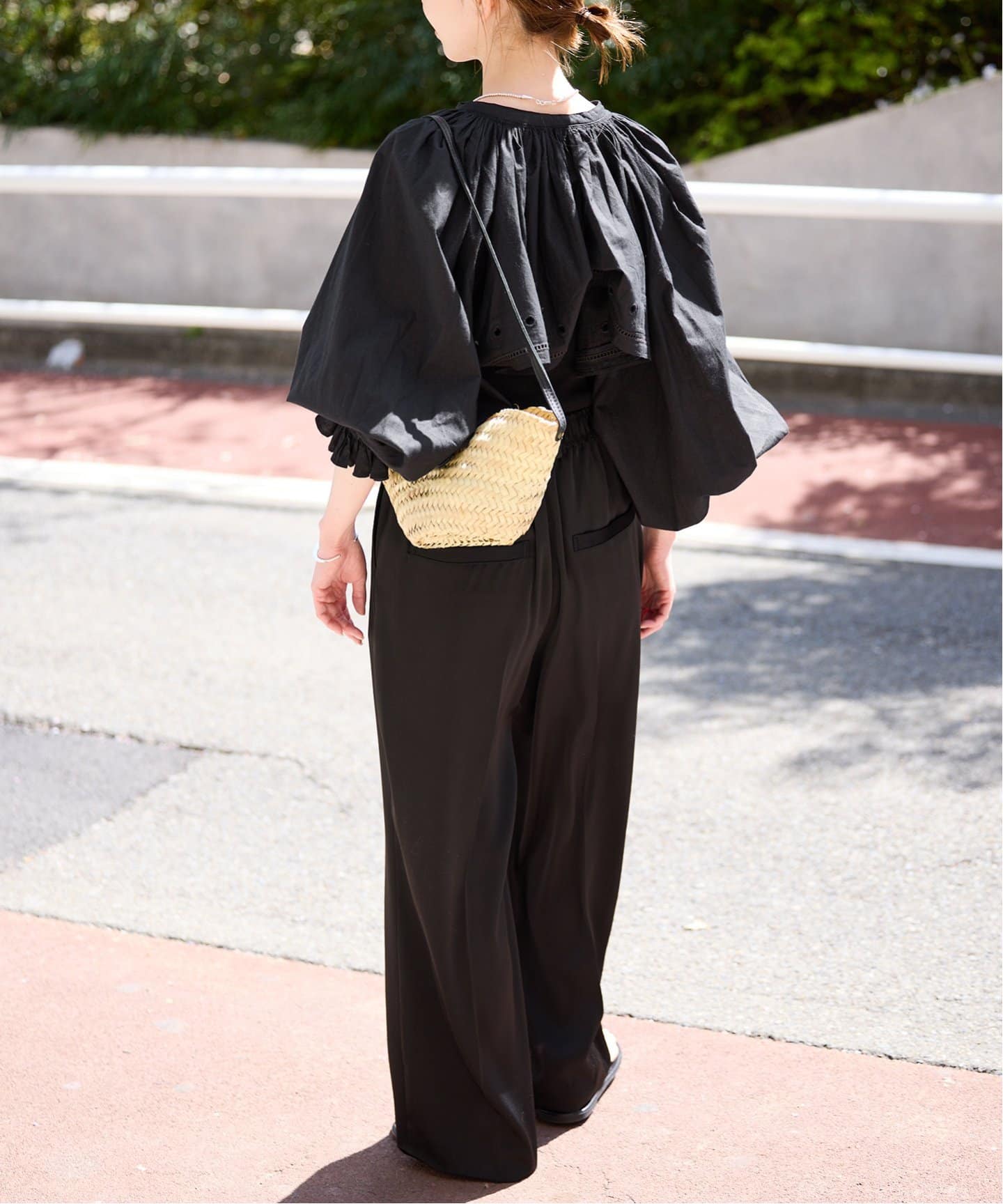 crinkle crinkle crinkle embroidery クロップド ブラウス CC-3526